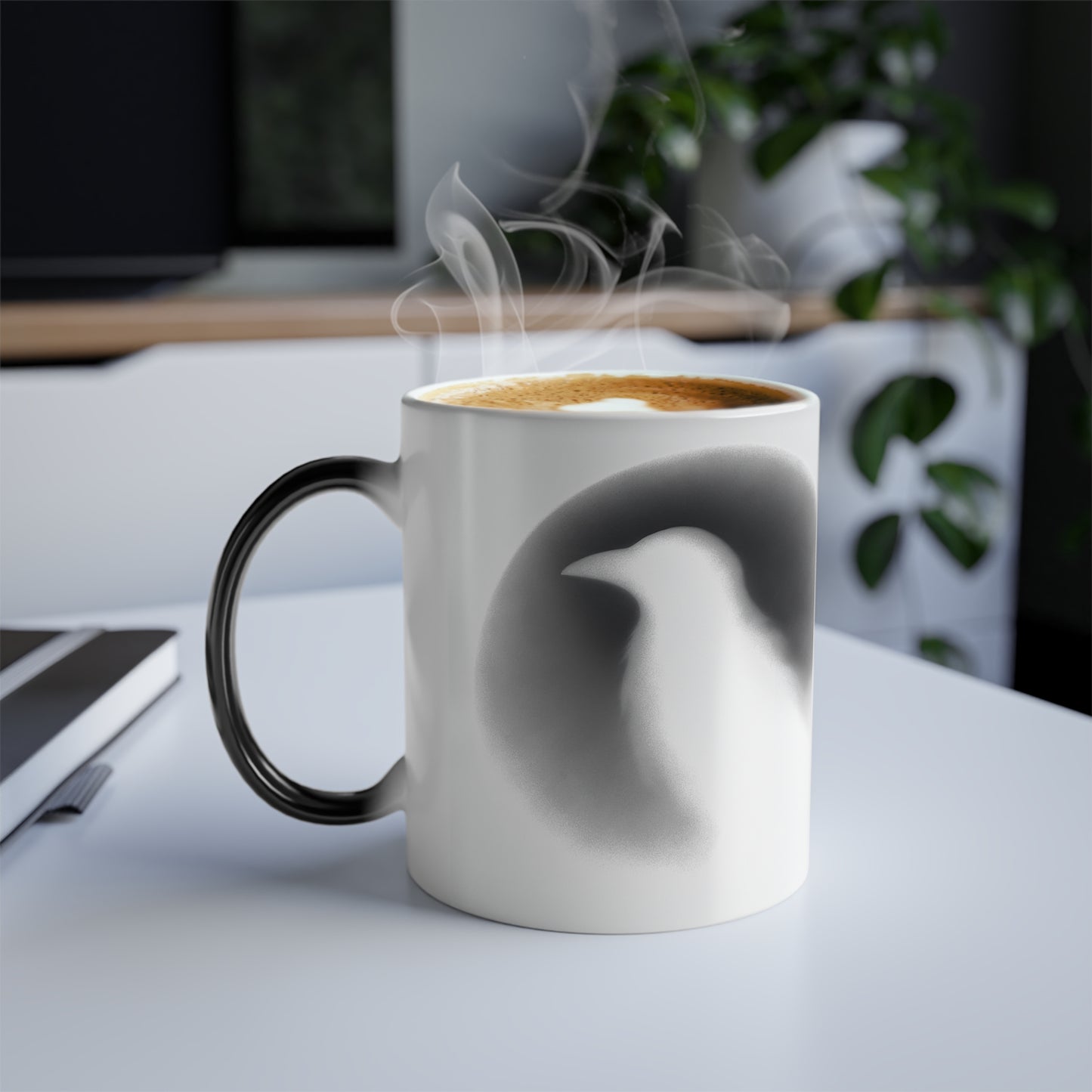 Smith & Raven | Ghostly Raven Silhouette | Color Morphing Mug | 11oz