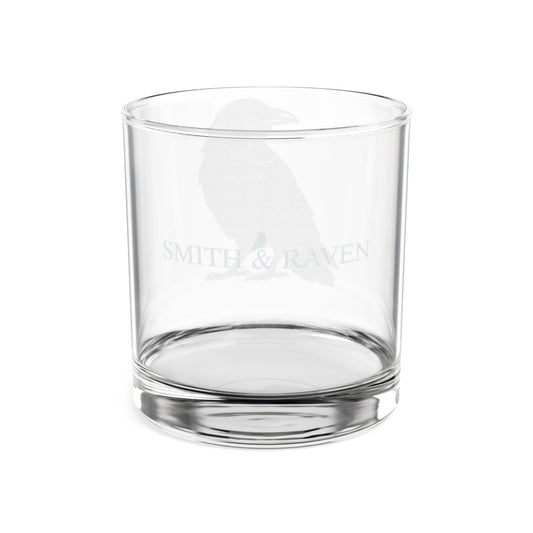 Smith & Raven | Smith & Raven Logo | Engraved Whiskey Glass 10.5oz