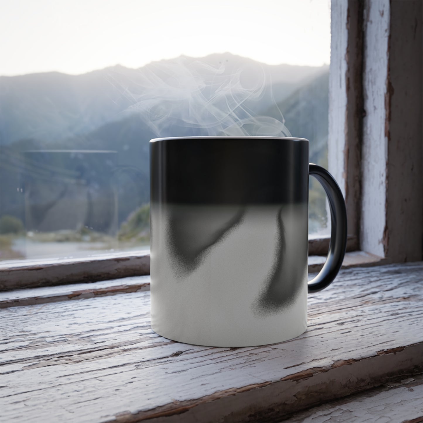 Smith & Raven | Ghostly Raven Silhouette | Color Morphing Mug | 11oz