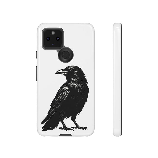 Smith & Raven | Black Raven Illustration Phone Case | Tough Protective Case