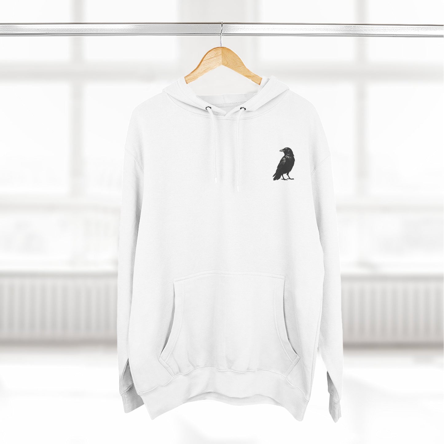 Smith & Raven | Raven Silhouette Hoodie | White