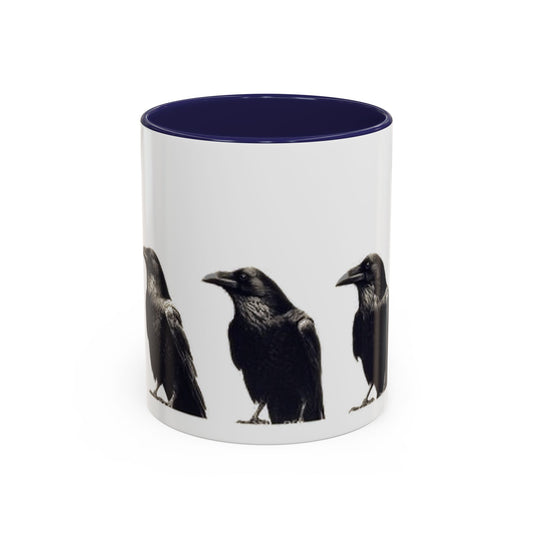 Smith & Raven | Five Ravens Mug | Accent Color Mugs | 11oz or 15oz