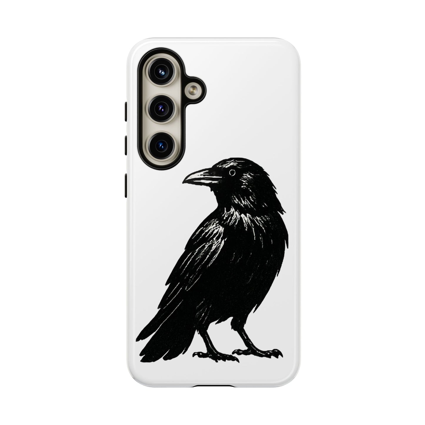 Smith & Raven | Black Raven Illustration Phone Case | Tough Protective Case