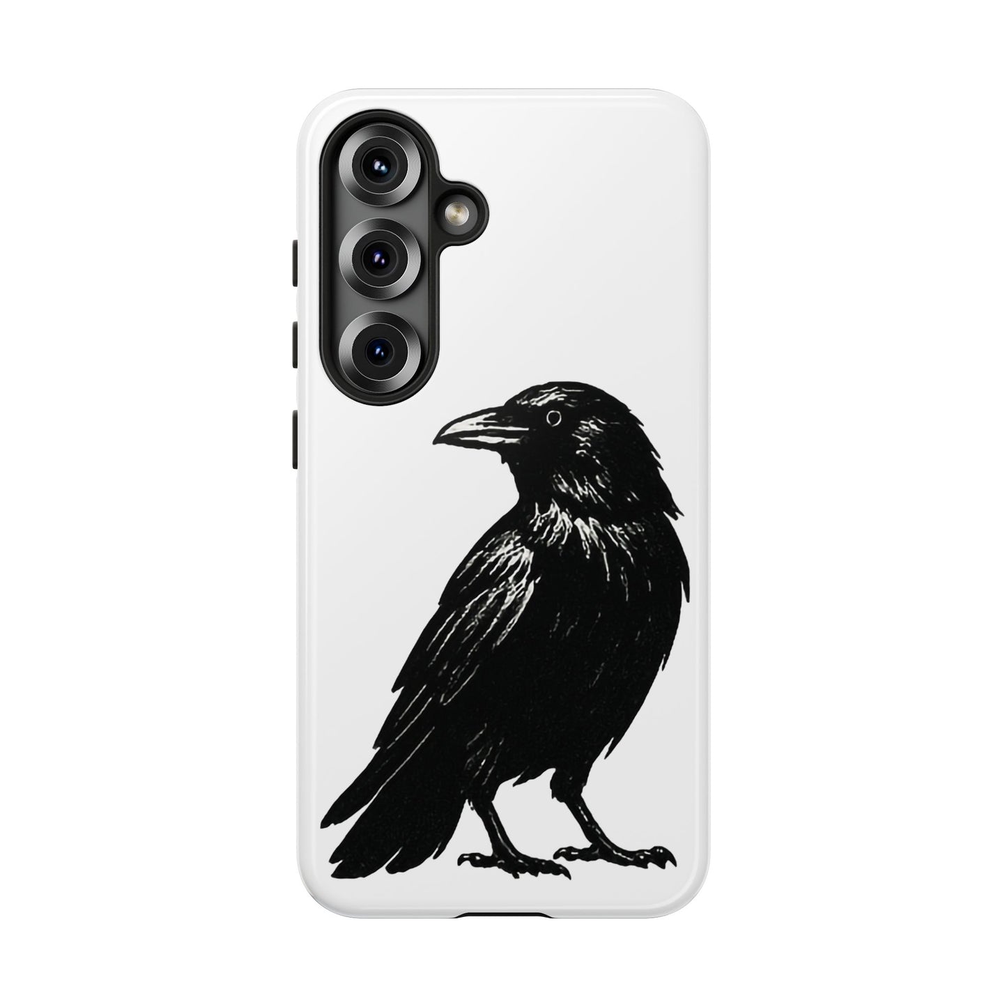 Smith & Raven | Black Raven Illustration Phone Case | Tough Protective Case
