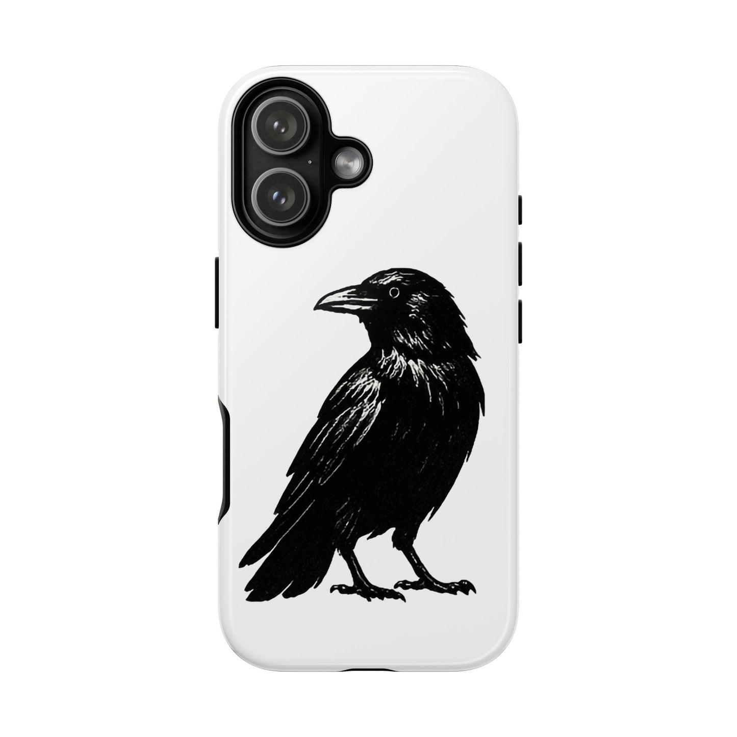 Smith & Raven | Black Raven Illustration Phone Case | Tough Protective Case