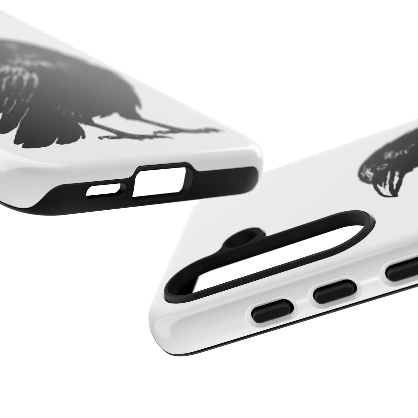 Smith & Raven | Black Raven Illustration Phone Case | Tough Protective Case