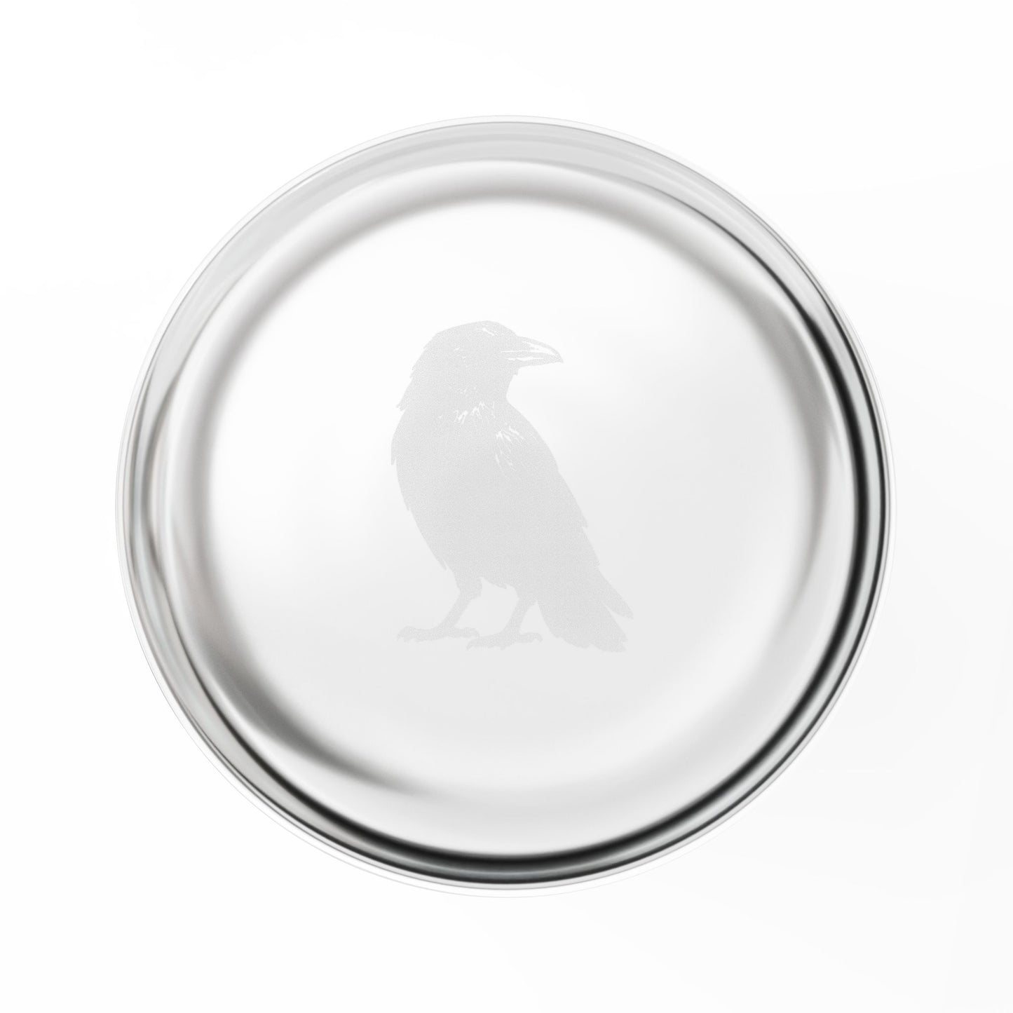 Smith & Raven | Raven Circle Silhouette Whiskey Glass | 10.5oz Engraved