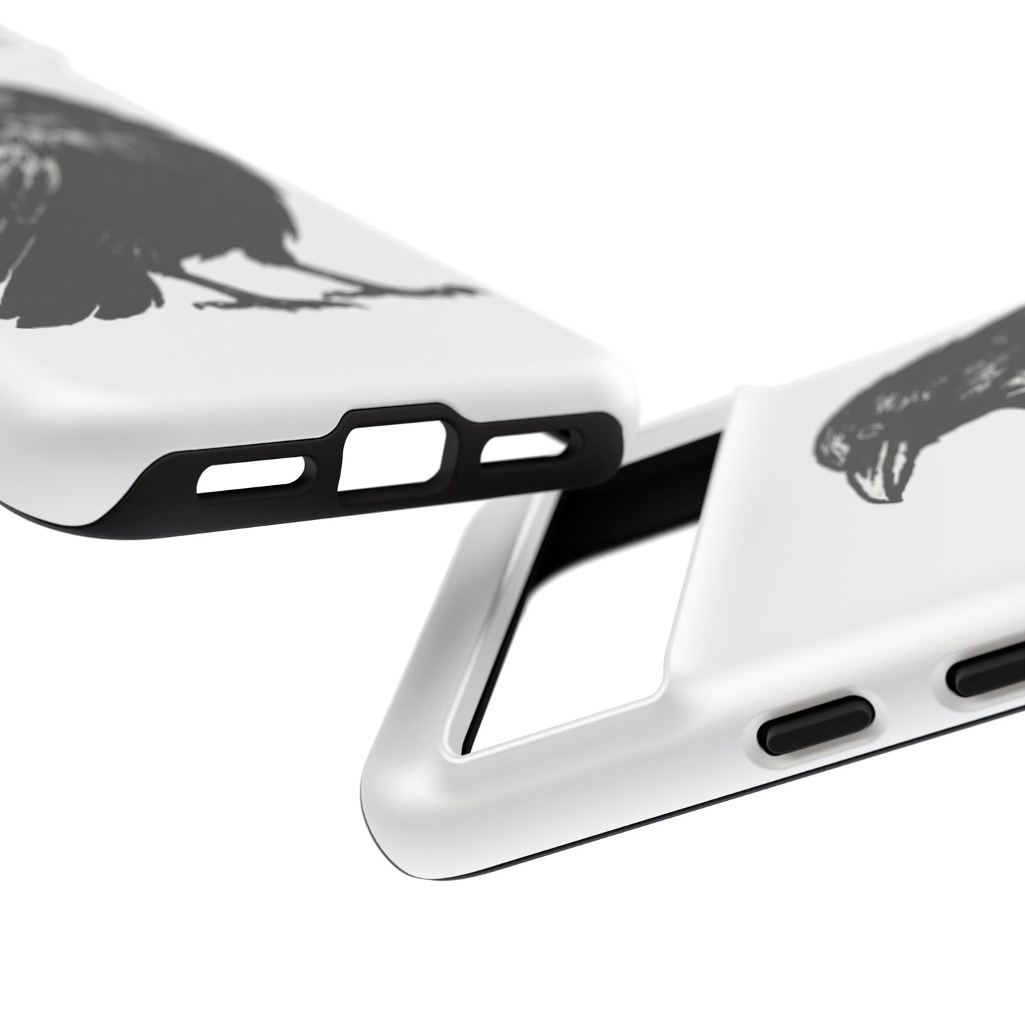 Smith & Raven | Black Raven Illustration Phone Case | Tough Protective Case