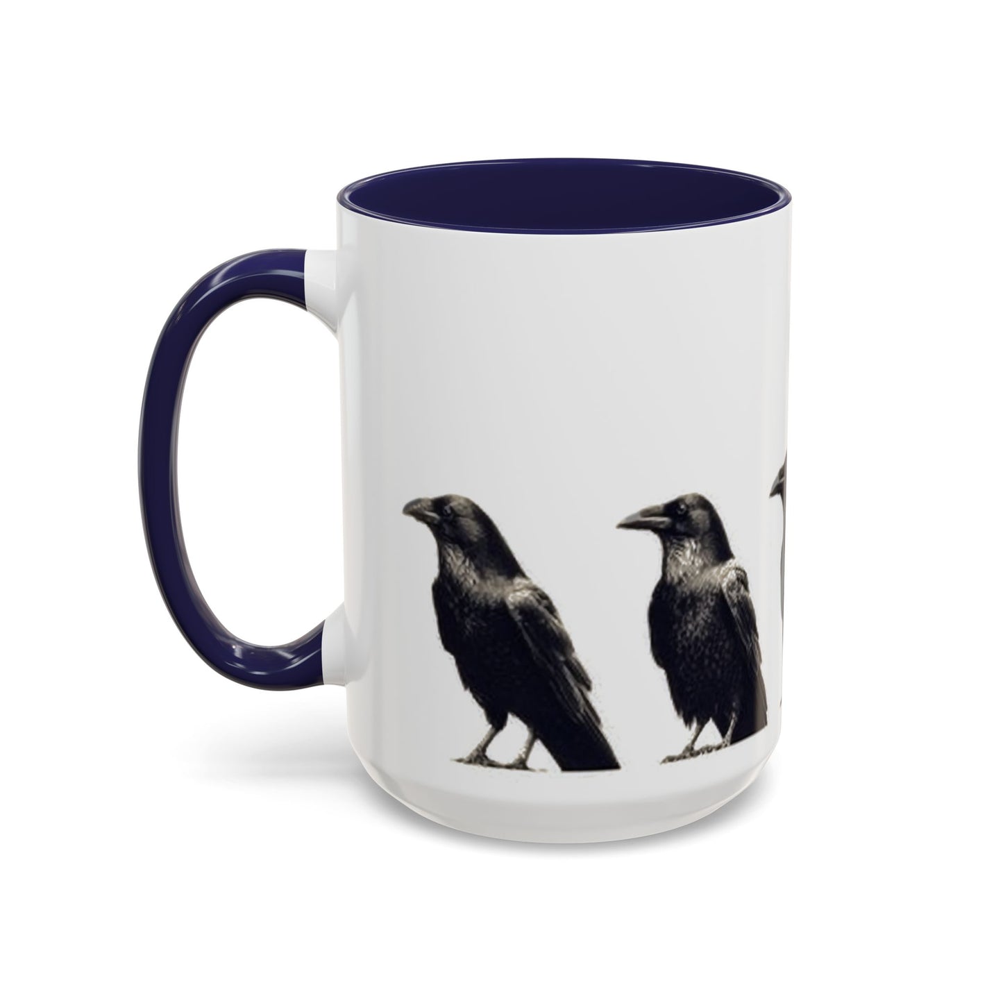 Smith & Raven | Five Ravens Mug | Accent Color Mugs | 11oz or 15oz