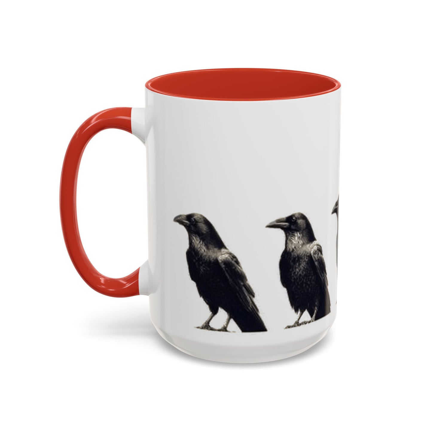 Smith & Raven | Five Ravens Mug | Accent Color Mugs | 11oz or 15oz