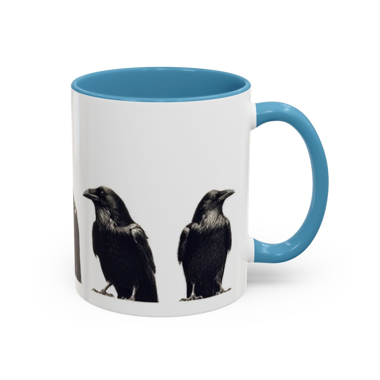 Smith & Raven | Five Ravens Mug | Accent Color Mugs | 11oz or 15oz