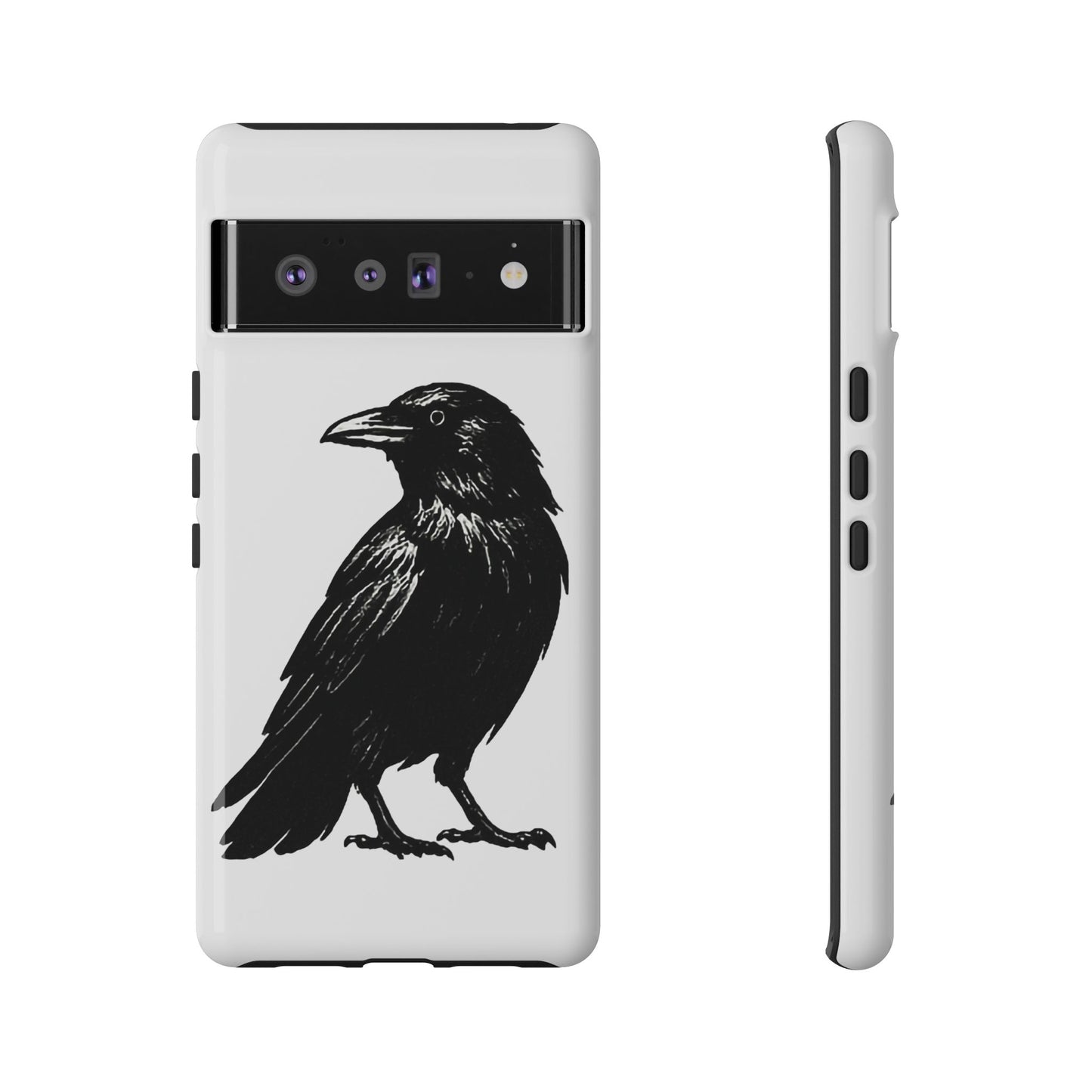 Smith & Raven | Black Raven Illustration Phone Case | Tough Protective Case