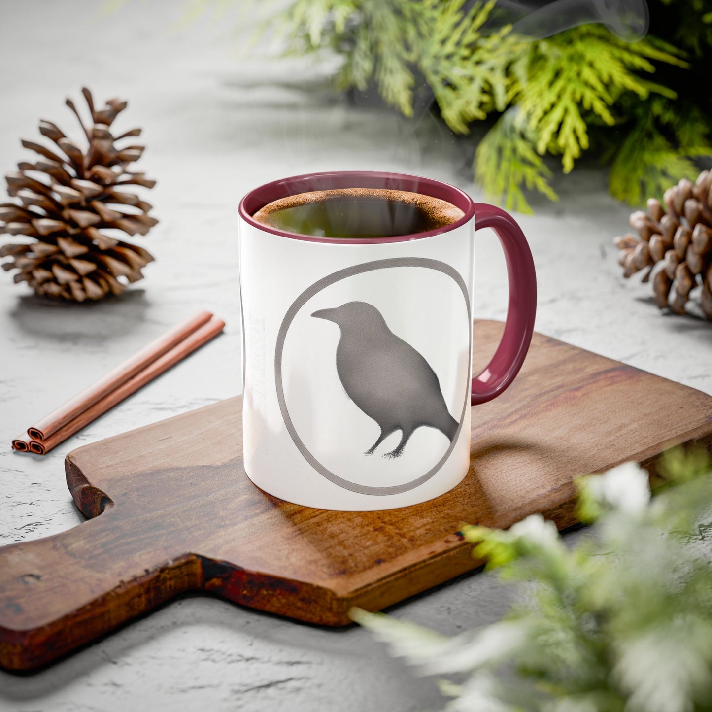 Smith & Raven | Circle Logo | Accent Color Mugs | 11oz 15oz