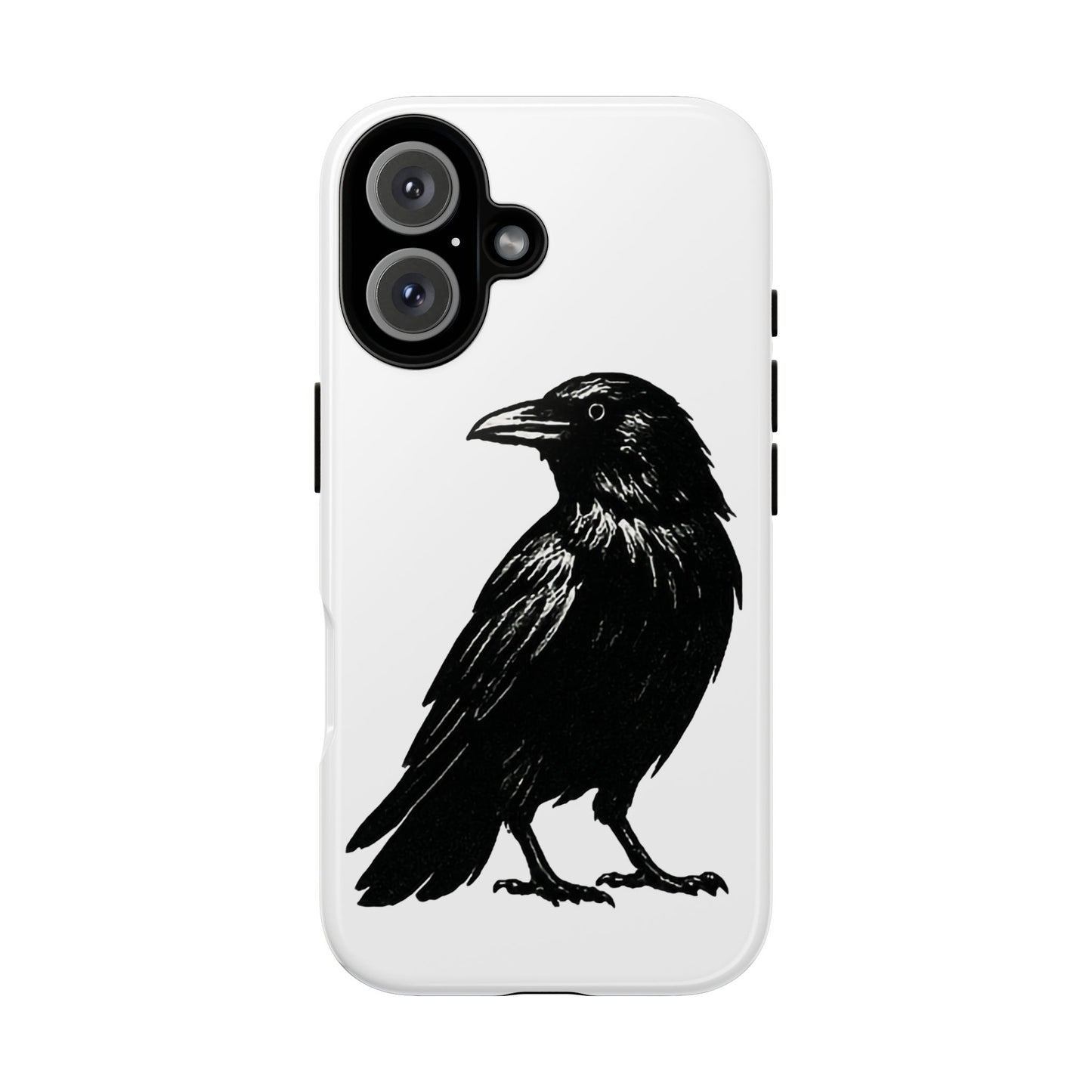 Smith & Raven | Black Raven Illustration Phone Case | Tough Protective Case