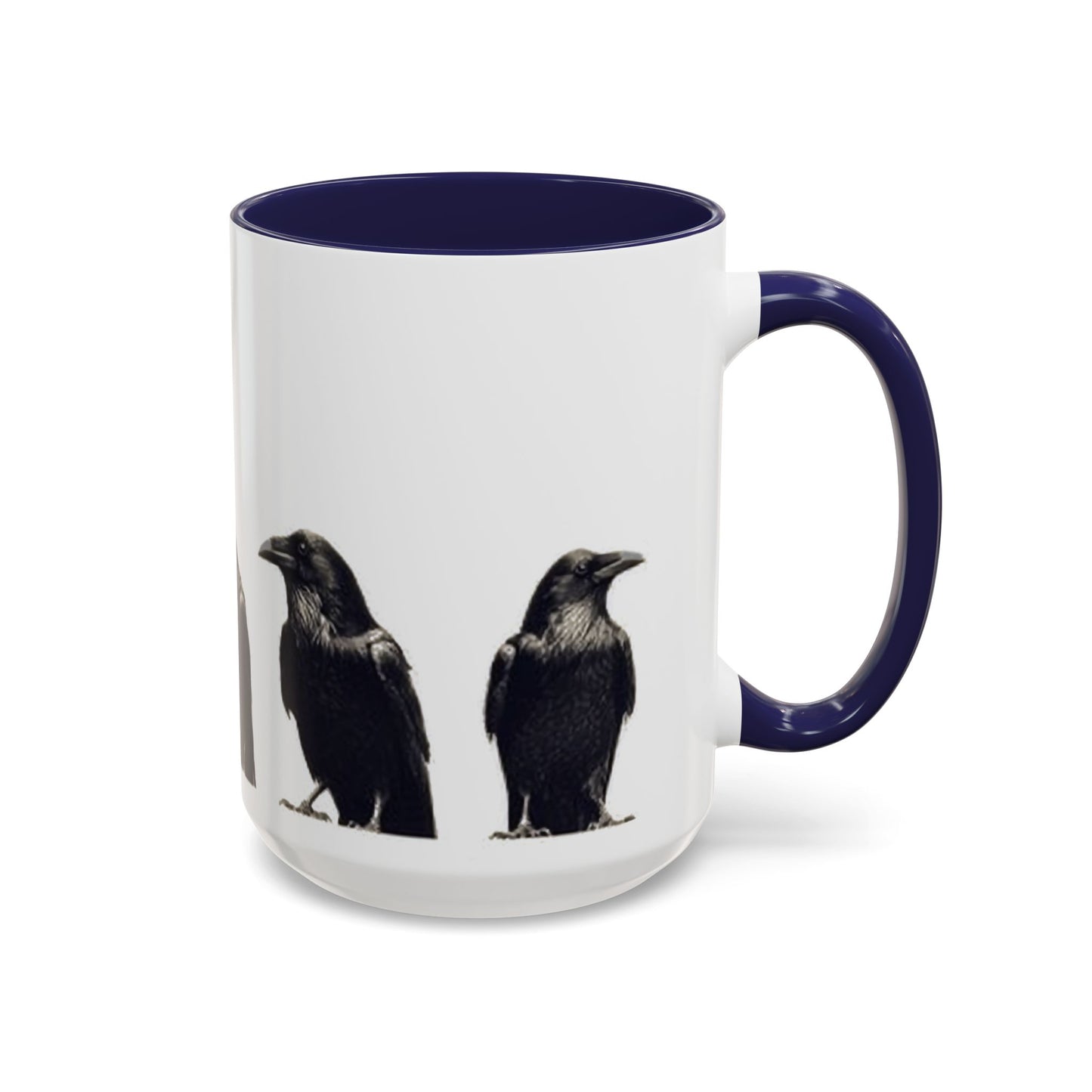 Smith & Raven | Five Ravens Mug | Accent Color Mugs | 11oz or 15oz