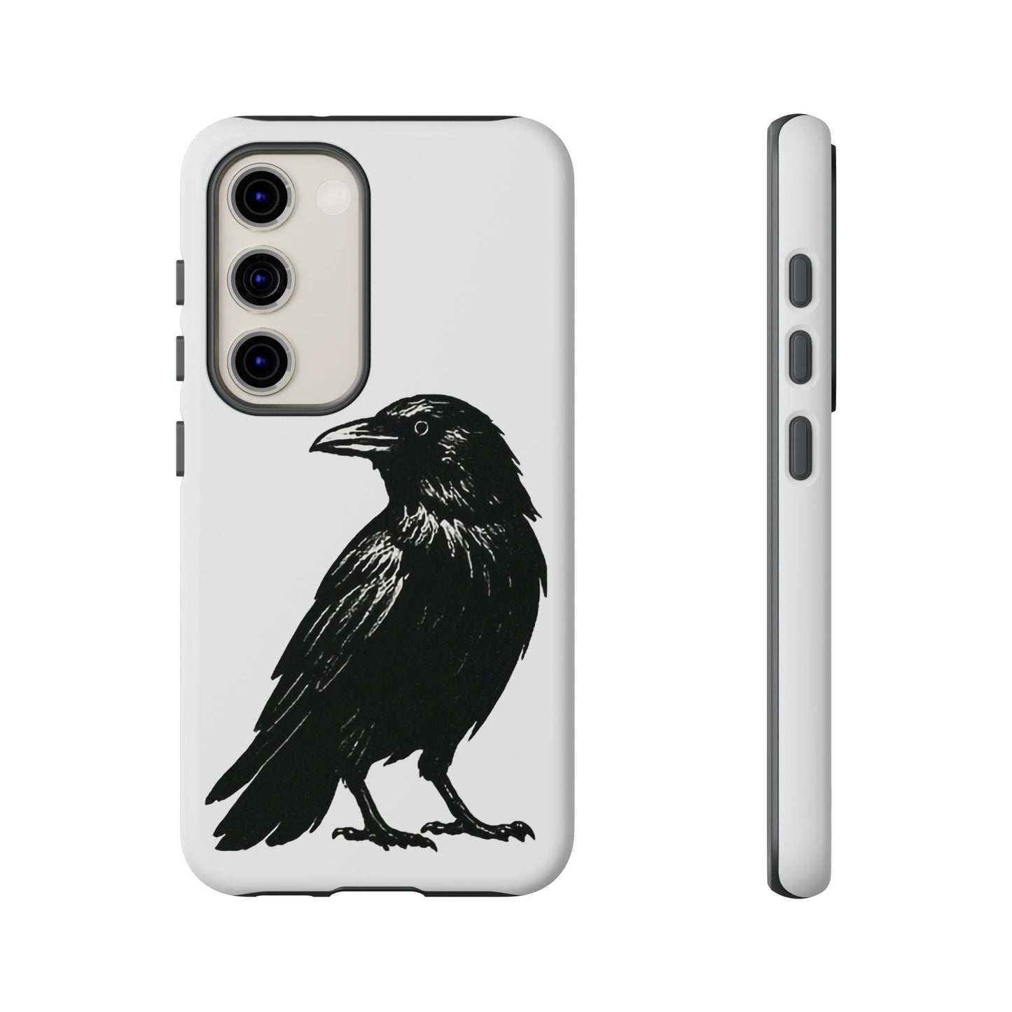 Smith & Raven | Black Raven Illustration Phone Case | Tough Protective Case