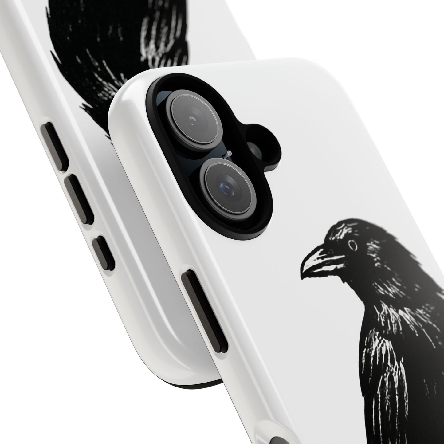 Smith & Raven | Black Raven Illustration Phone Case | Tough Protective Case