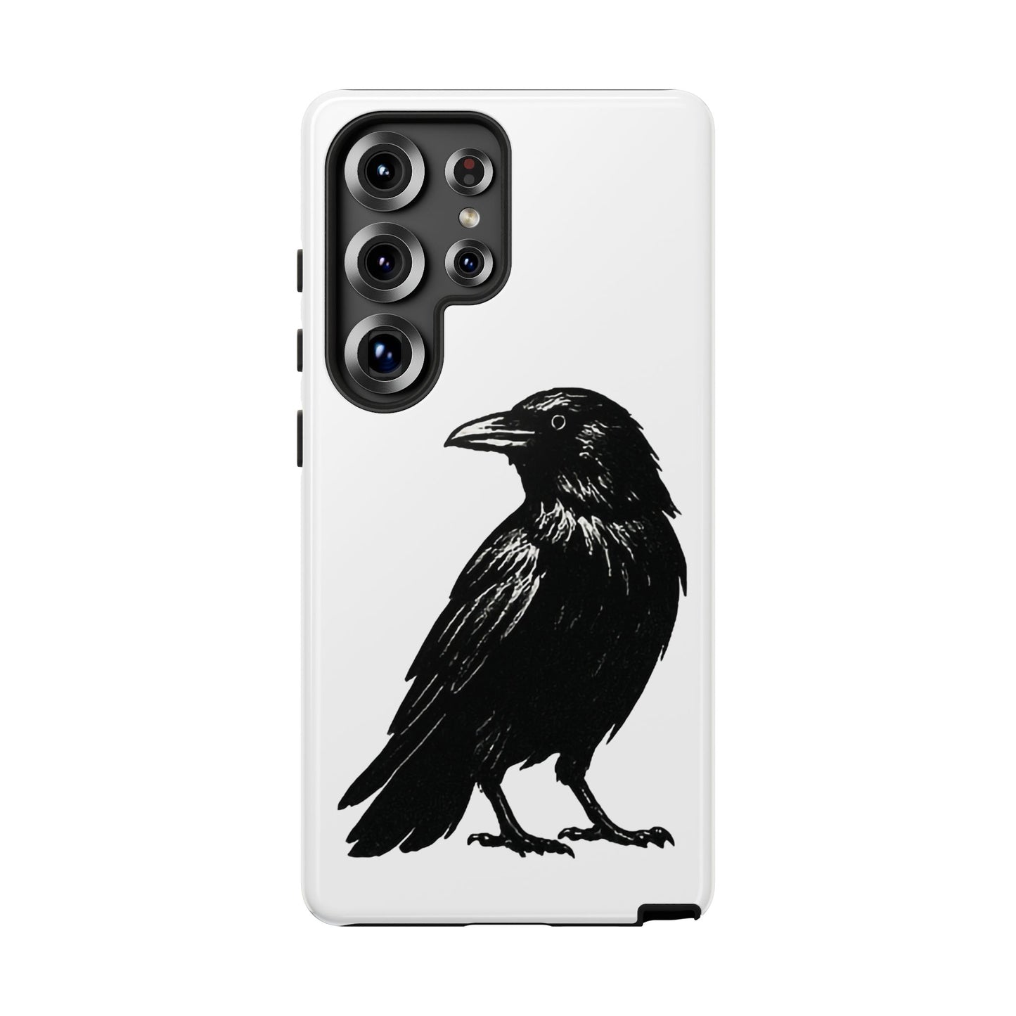 Smith & Raven | Black Raven Illustration Phone Case | Tough Protective Case