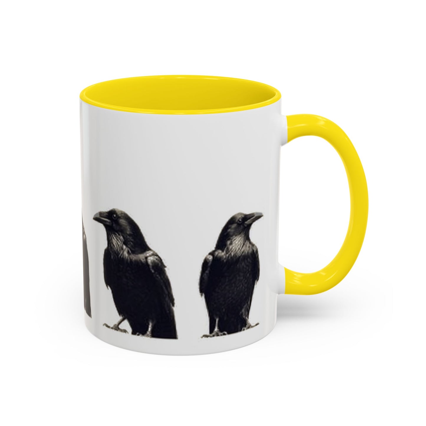 Smith & Raven | Five Ravens Mug | Accent Color Mugs | 11oz or 15oz