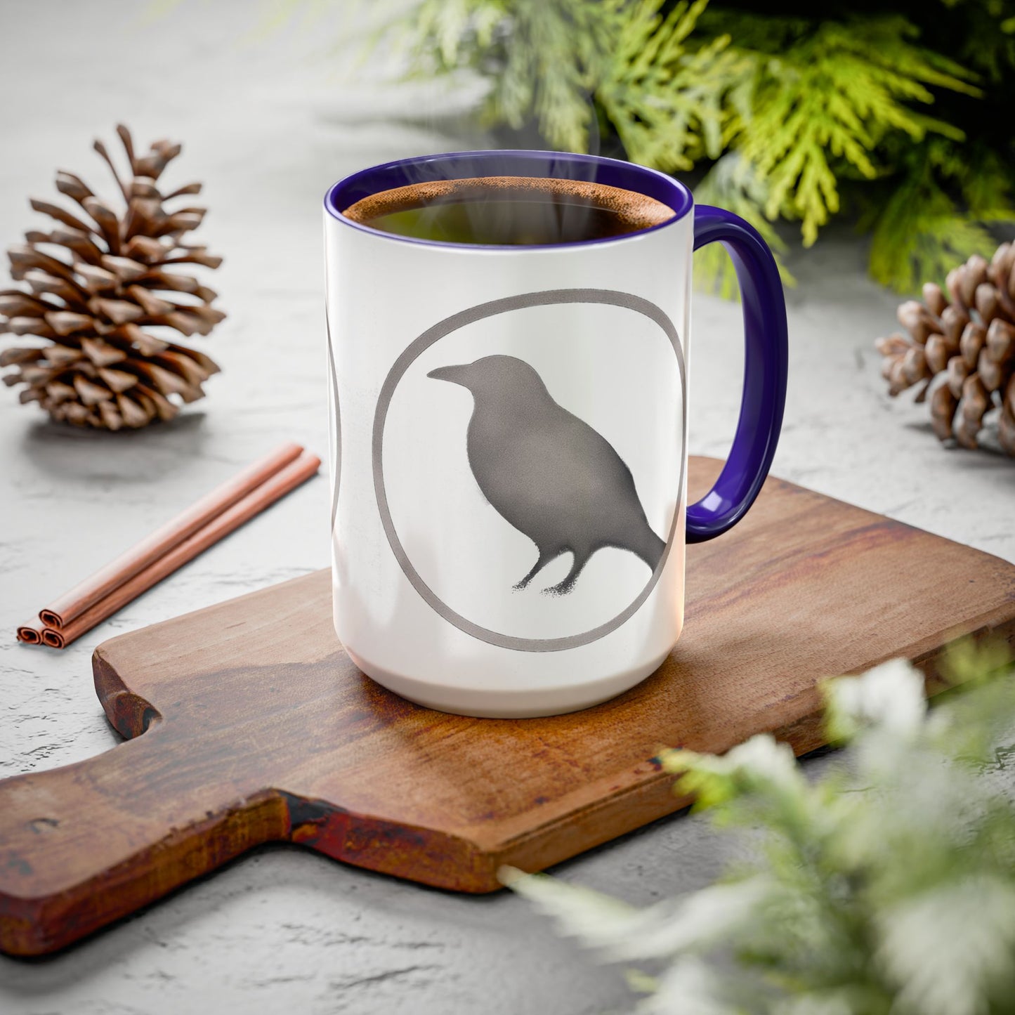 Smith & Raven | Circle Logo | Accent Color Mugs | 11oz 15oz