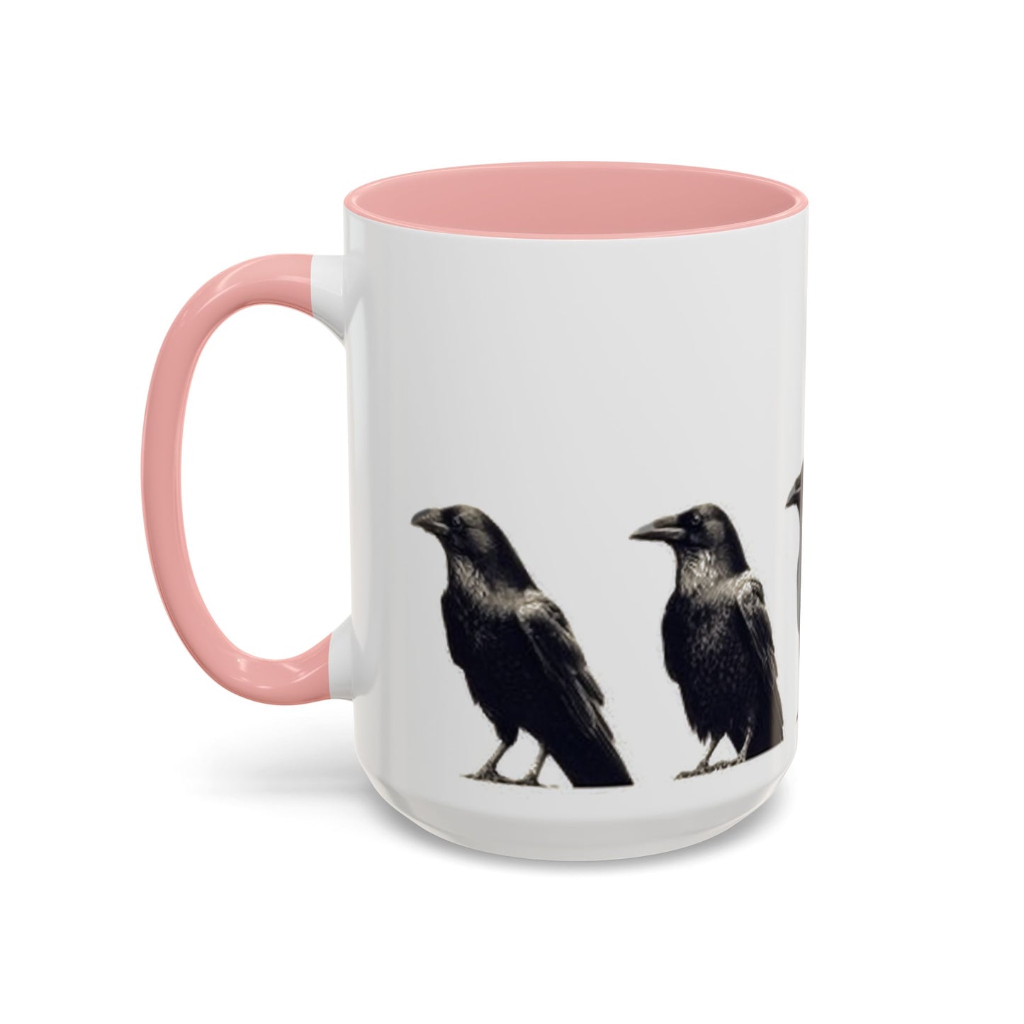 Smith & Raven | Five Ravens Mug | Accent Color Mugs | 11oz or 15oz