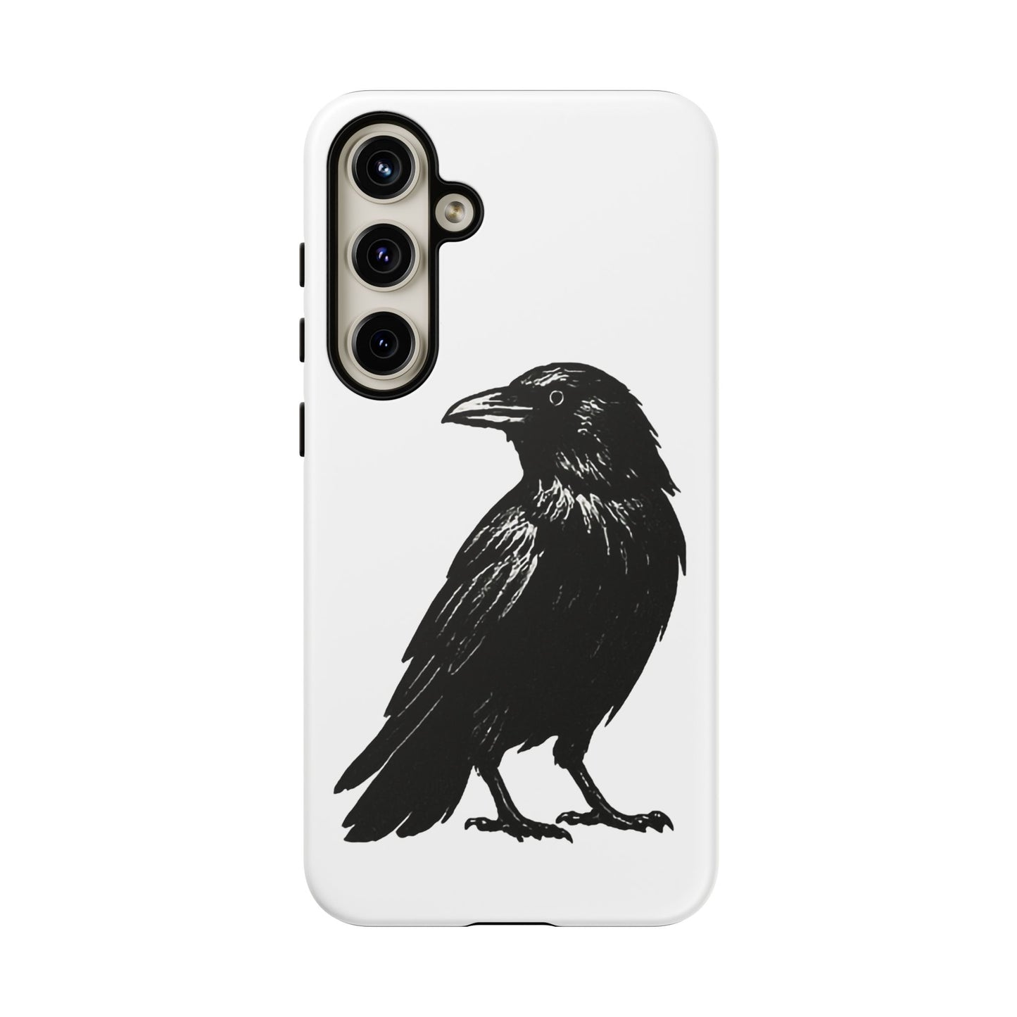 Smith & Raven | Black Raven Illustration Phone Case | Tough Protective Case
