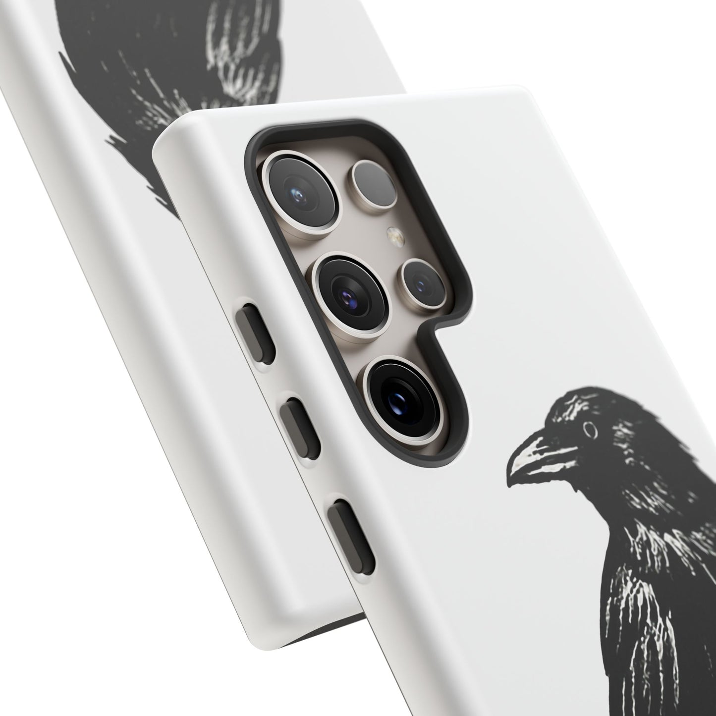 Smith & Raven | Black Raven Illustration Phone Case | Tough Protective Case