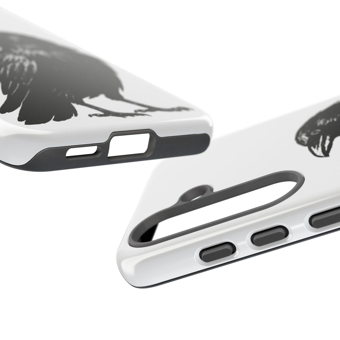 Smith & Raven | Black Raven Illustration Phone Case | Tough Protective Case