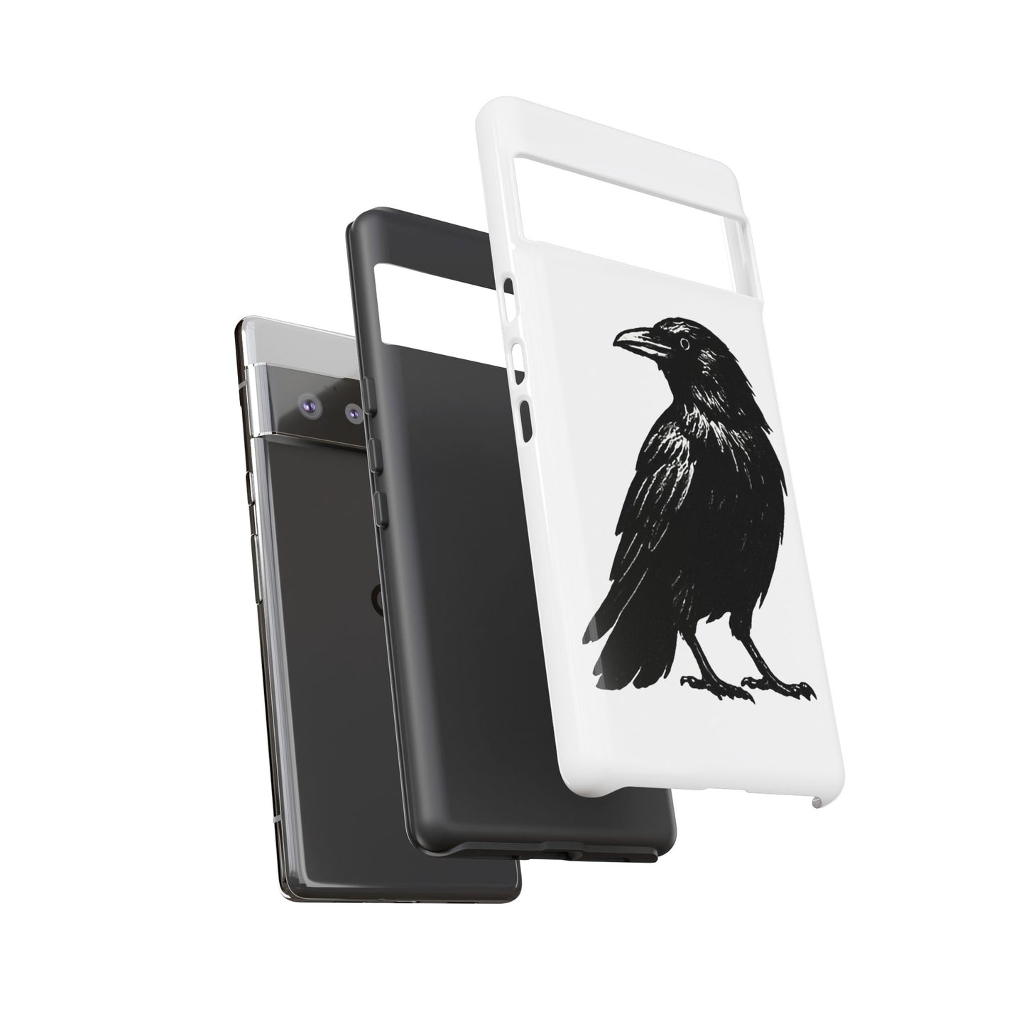 Smith & Raven | Black Raven Illustration Phone Case | Tough Protective Case