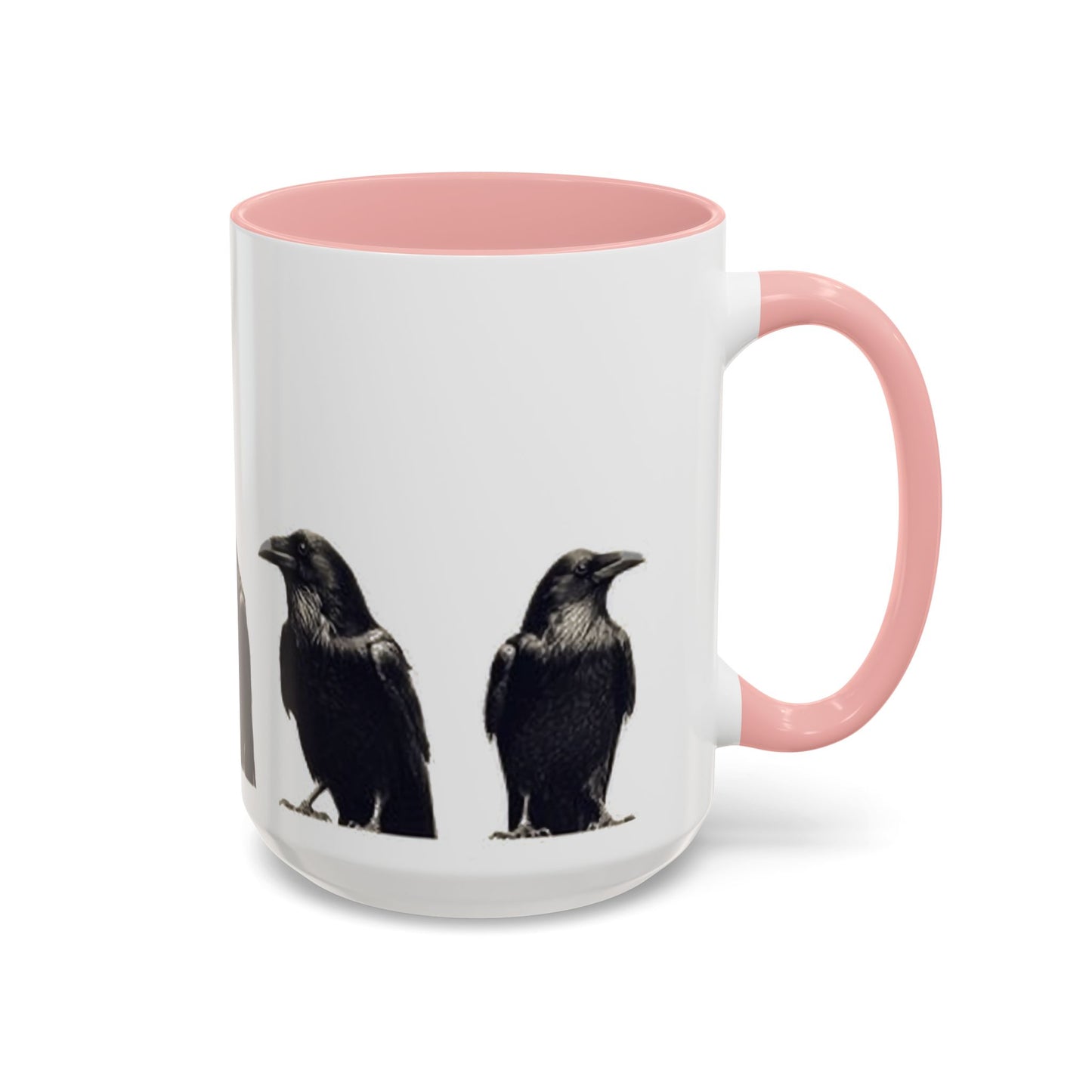 Smith & Raven | Five Ravens Mug | Accent Color Mugs | 11oz or 15oz