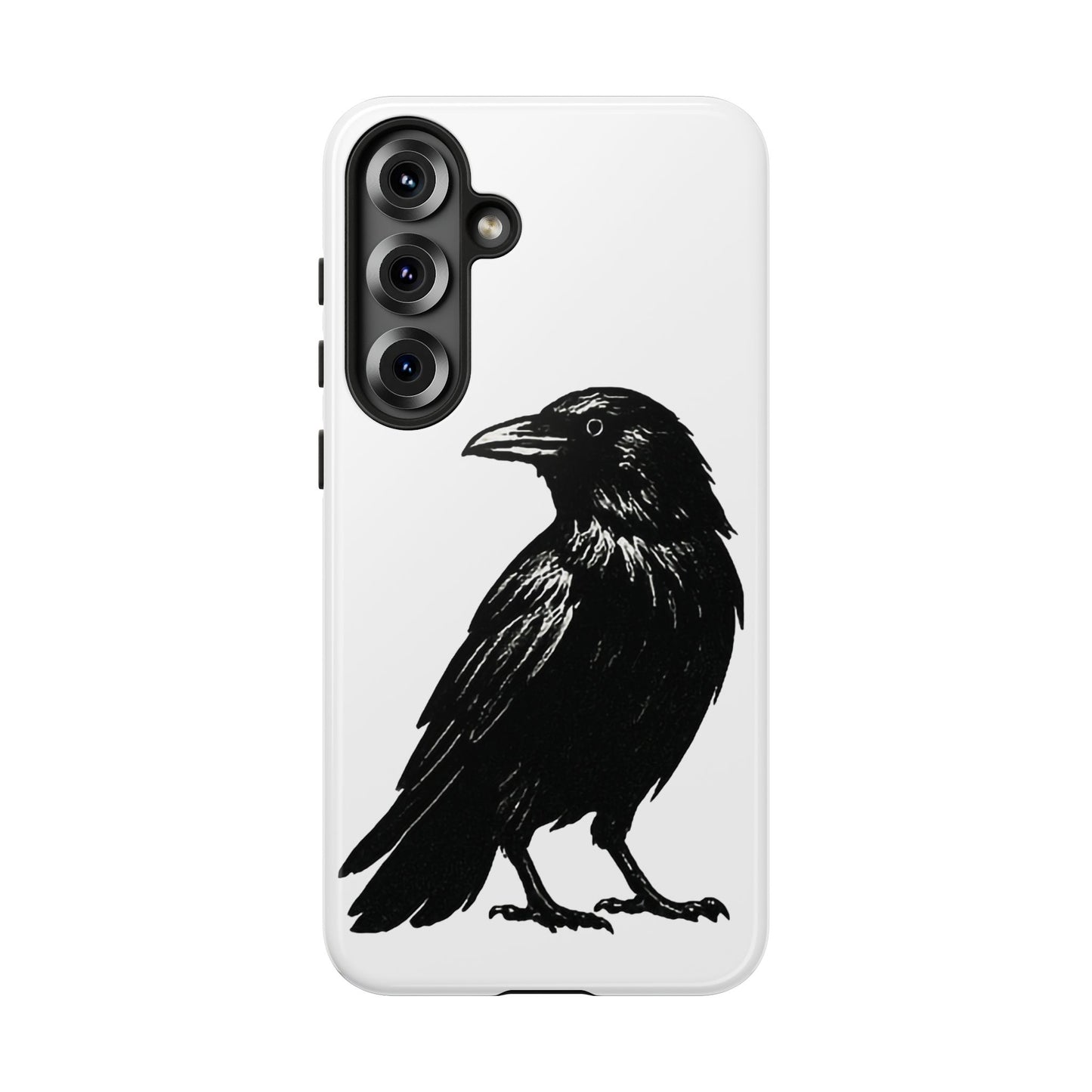 Smith & Raven | Black Raven Illustration Phone Case | Tough Protective Case