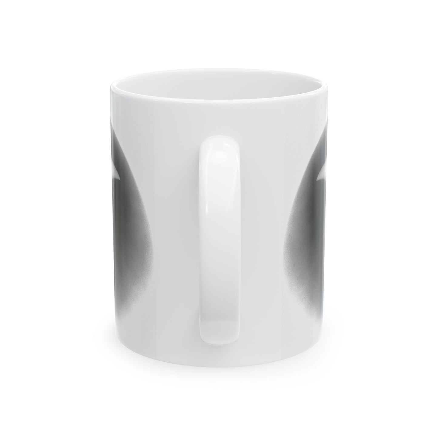 Smith & Raven | Ghostly Raven Silhouette | White Ceramic Mug | 11oz, 15oz