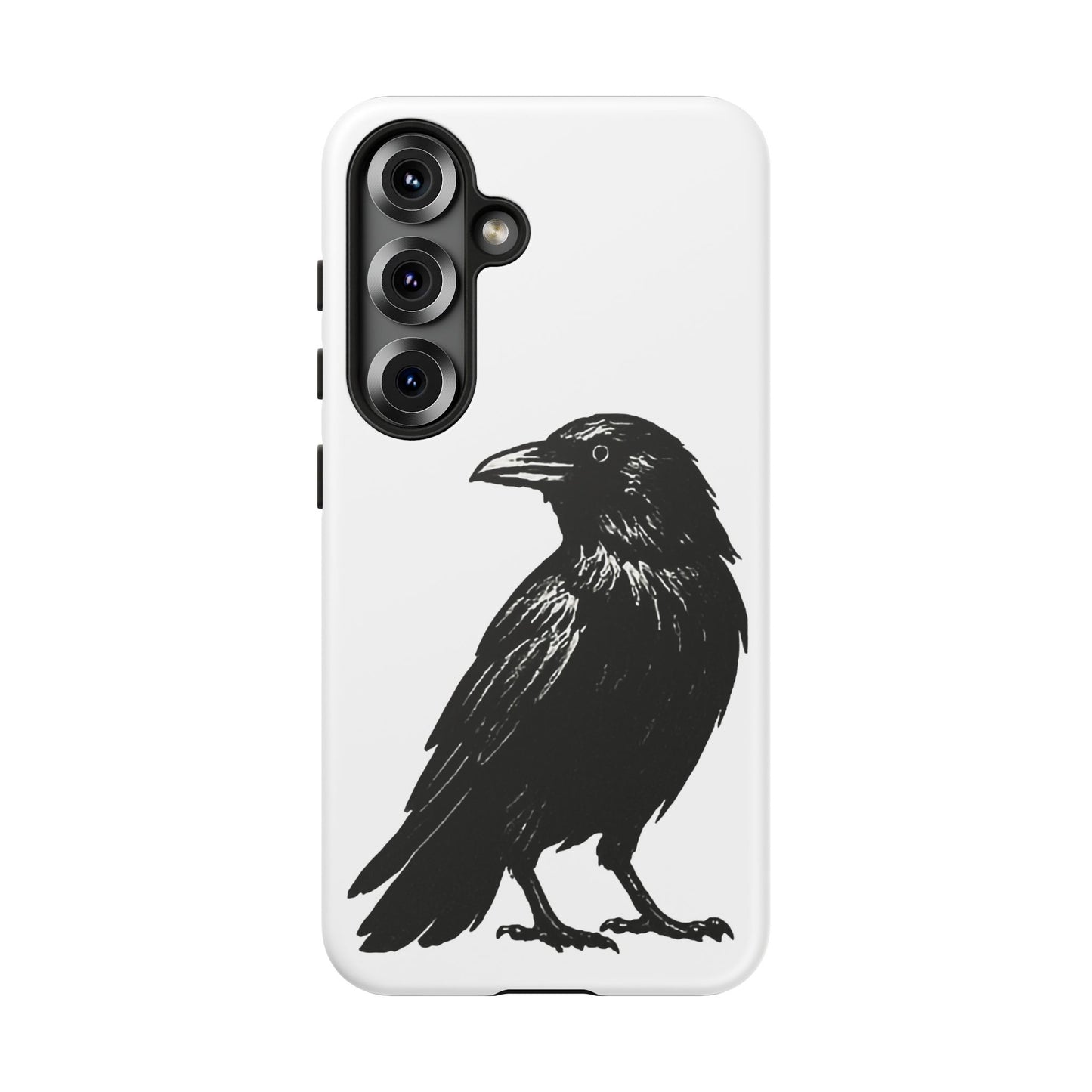 Smith & Raven | Black Raven Illustration Phone Case | Tough Protective Case