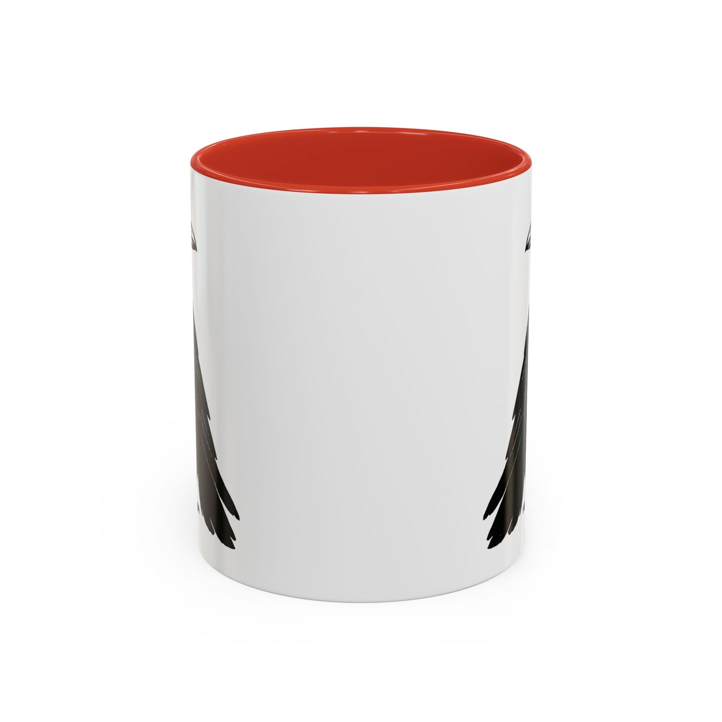 Smith & Raven | Black Raven Illustration | Accent Color Mugs | 11oz, 15oz