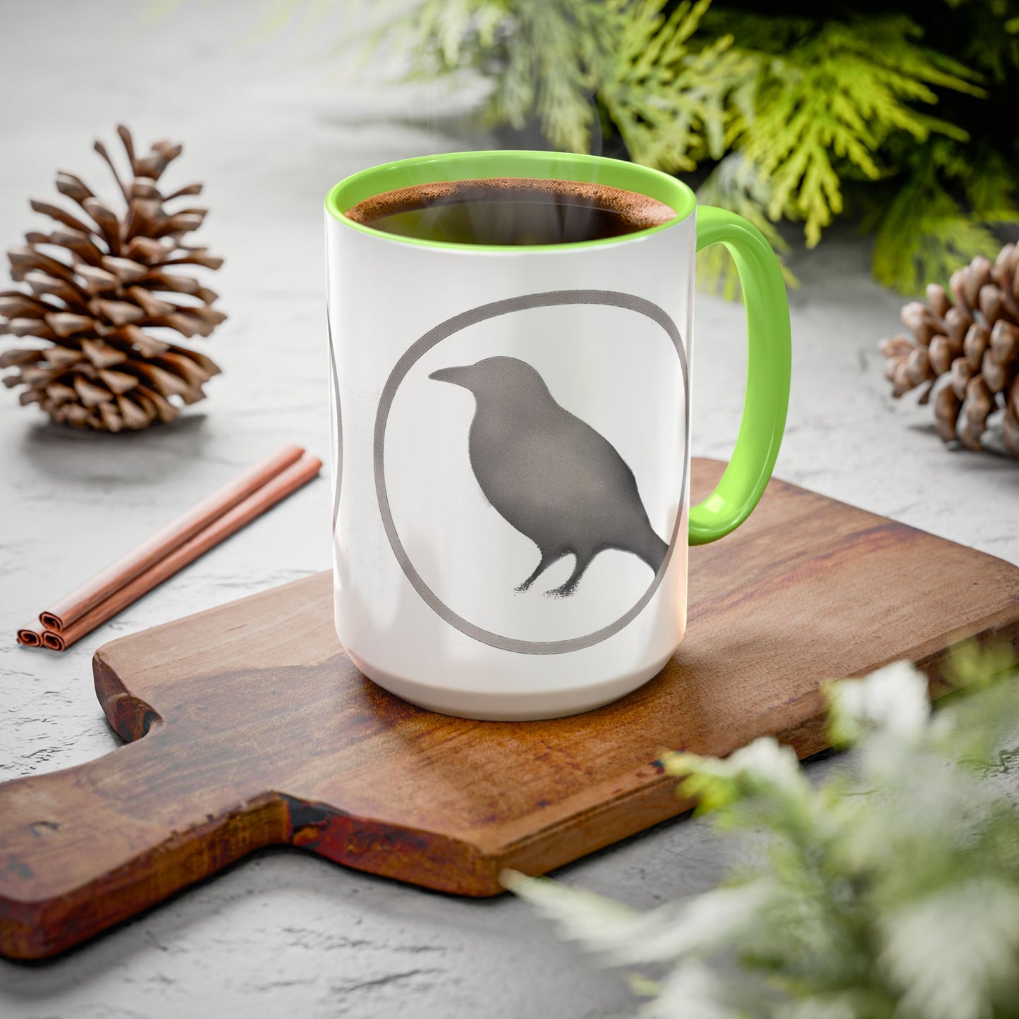 Smith & Raven | Circle Logo | Accent Color Mugs | 11oz 15oz
