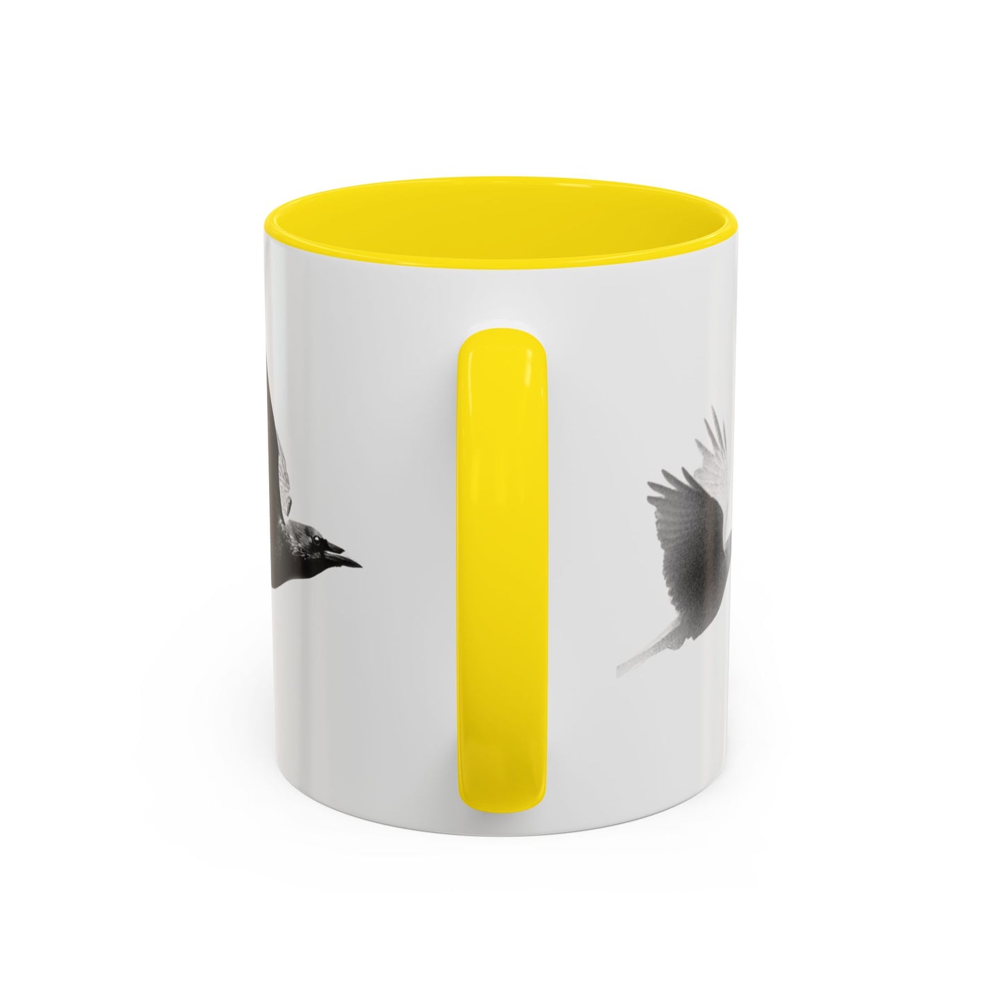 Smith & Raven | Flying Ravens Mug | Accent Color Mugs | 11oz 15oz