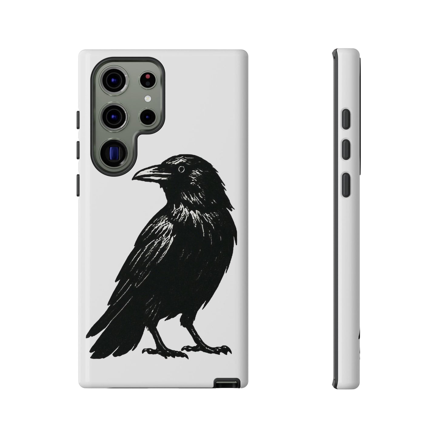 Smith & Raven | Black Raven Illustration Phone Case | Tough Protective Case