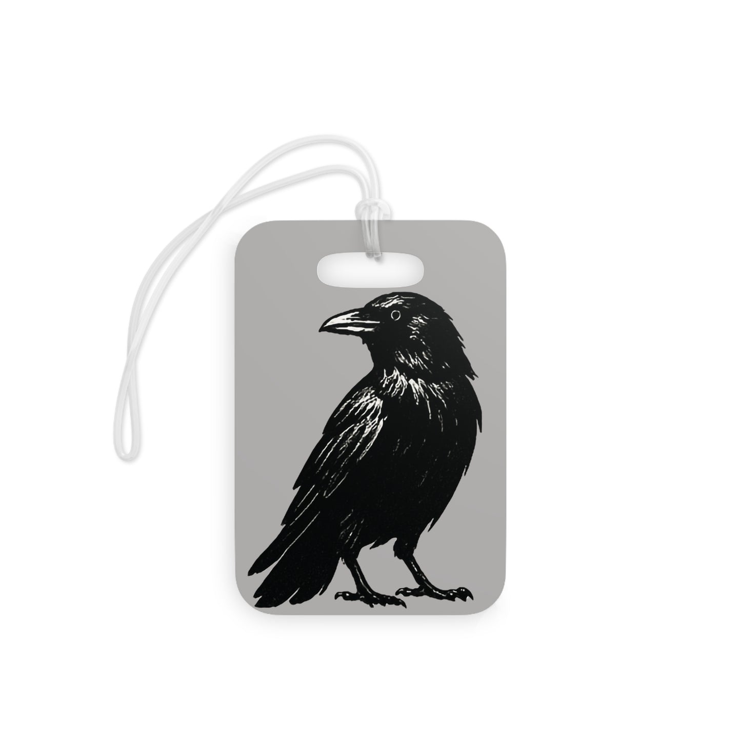 Smith & Raven | Black Raven Illustration | Luggage Tag