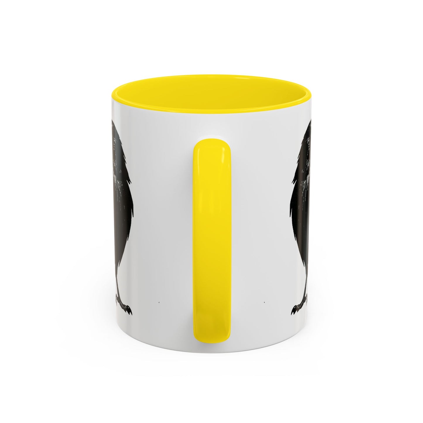 Smith & Raven | Black Raven Illustration | Accent Color Mugs | 11oz, 15oz