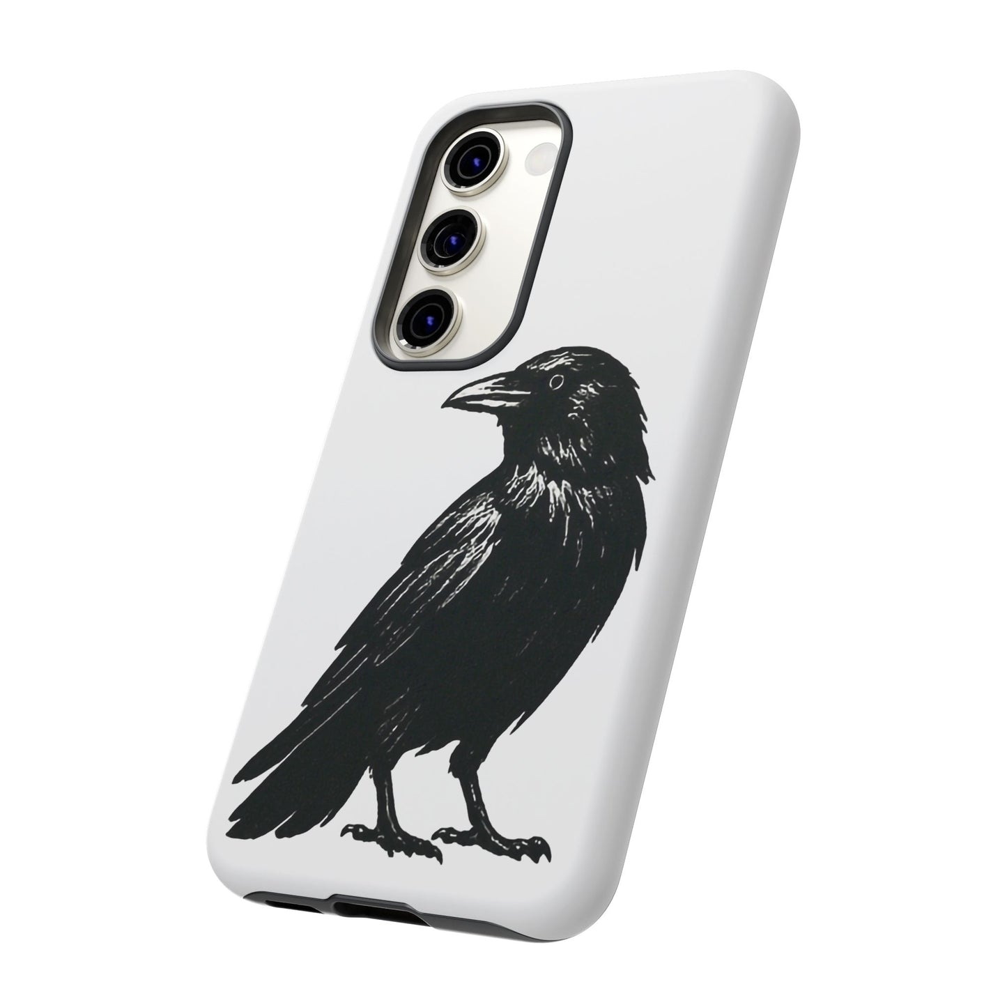Smith & Raven | Black Raven Illustration Phone Case | Tough Protective Case