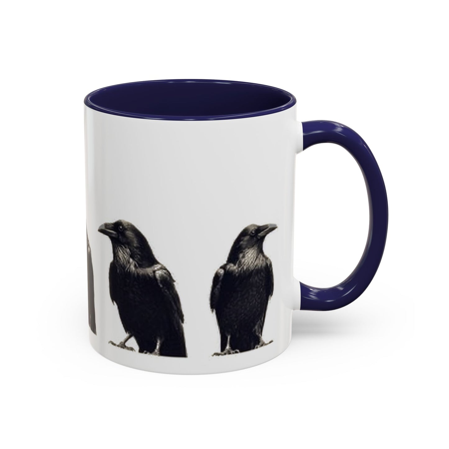 Smith & Raven | Five Ravens Mug | Accent Color Mugs | 11oz or 15oz