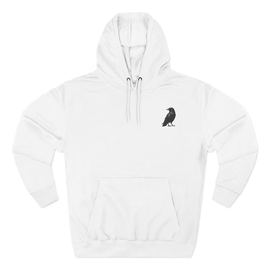 Smith & Raven | Raven Silhouette Hoodie | White
