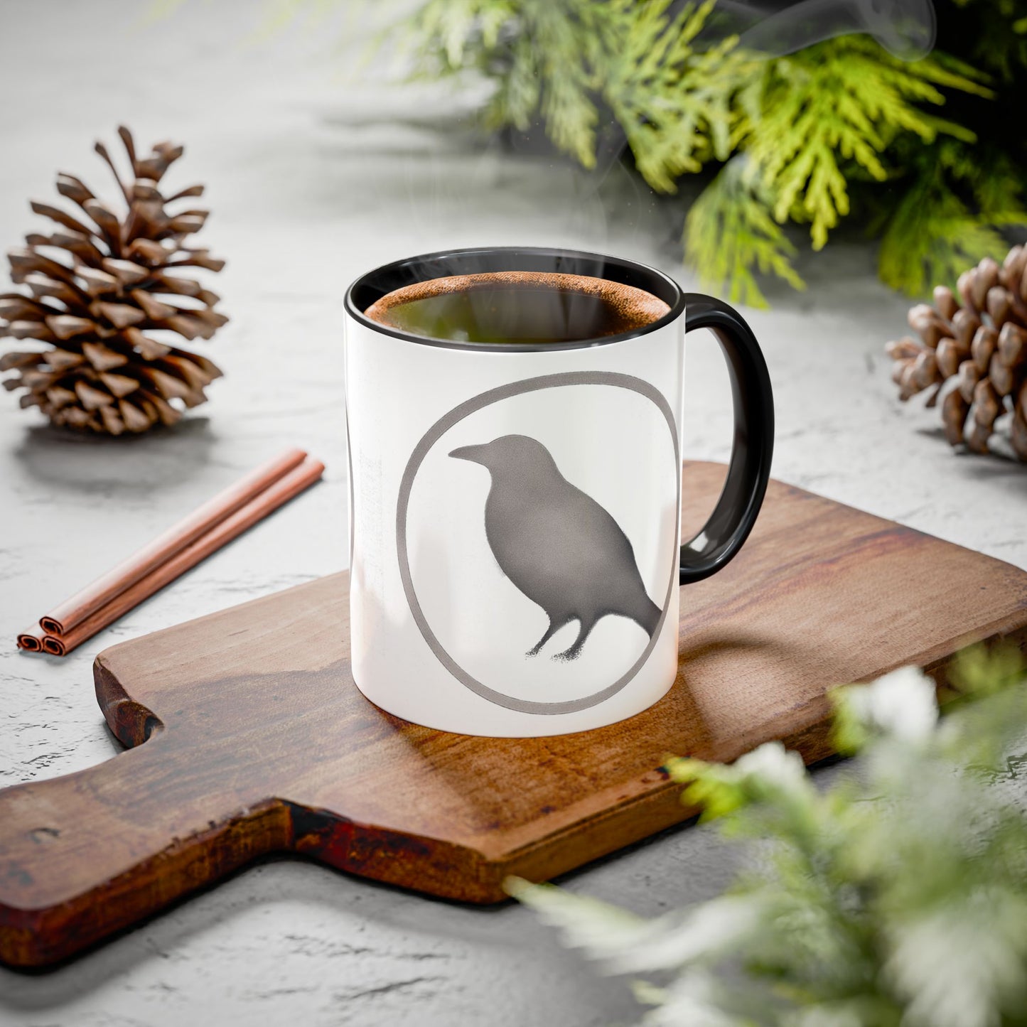 Smith & Raven | Circle Logo | Accent Color Mugs | 11oz 15oz