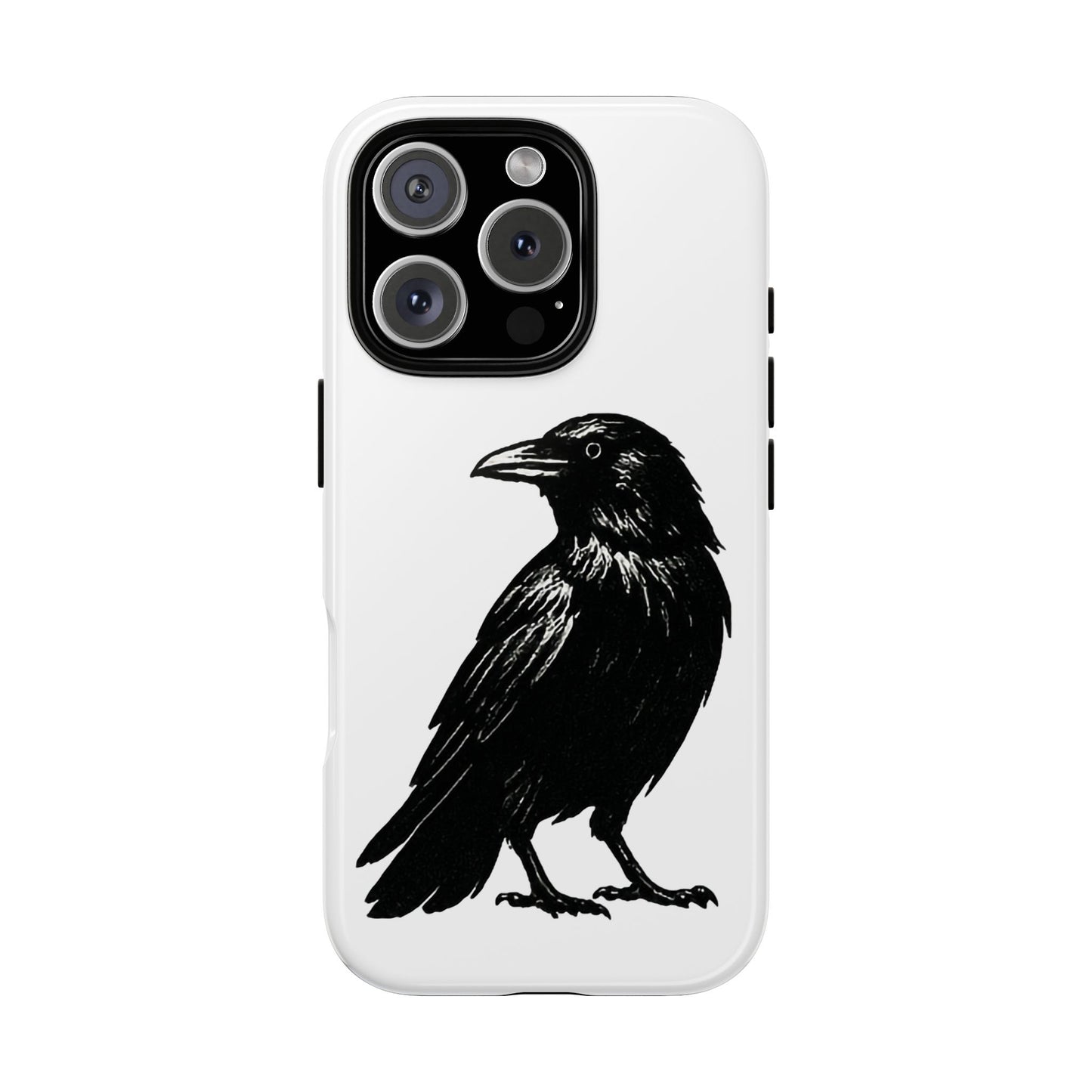 Smith & Raven | Black Raven Illustration Phone Case | Tough Protective Case