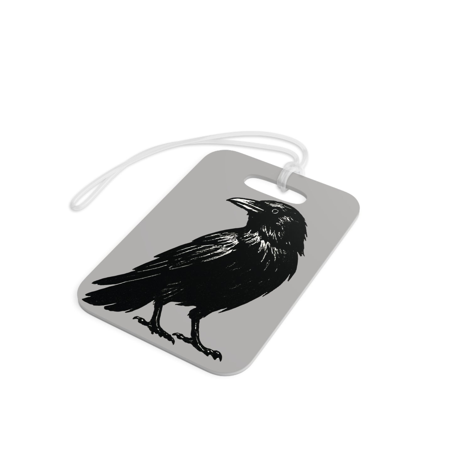 Smith & Raven | Black Raven Illustration | Luggage Tag