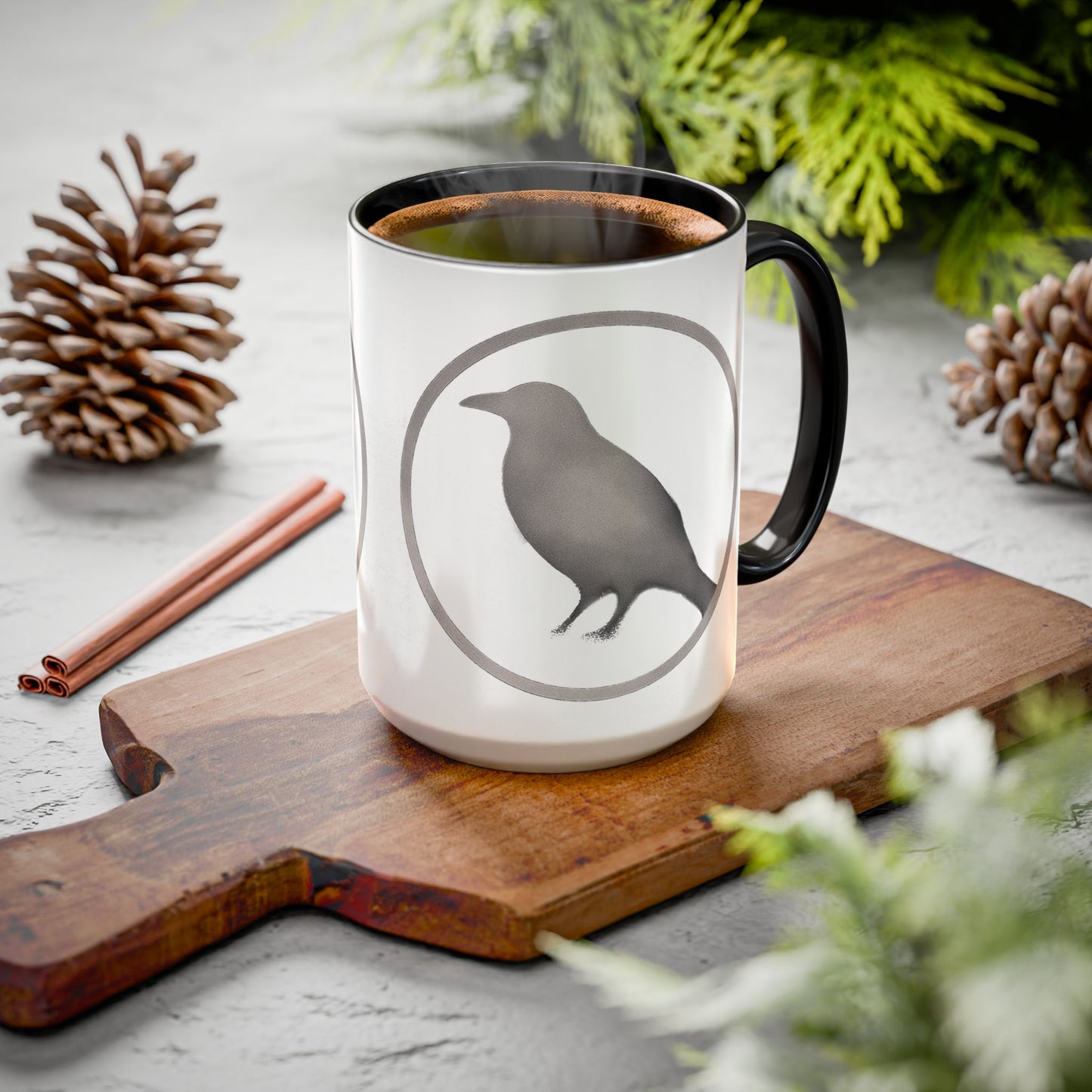 Smith & Raven | Circle Logo | Accent Color Mugs | 11oz 15oz