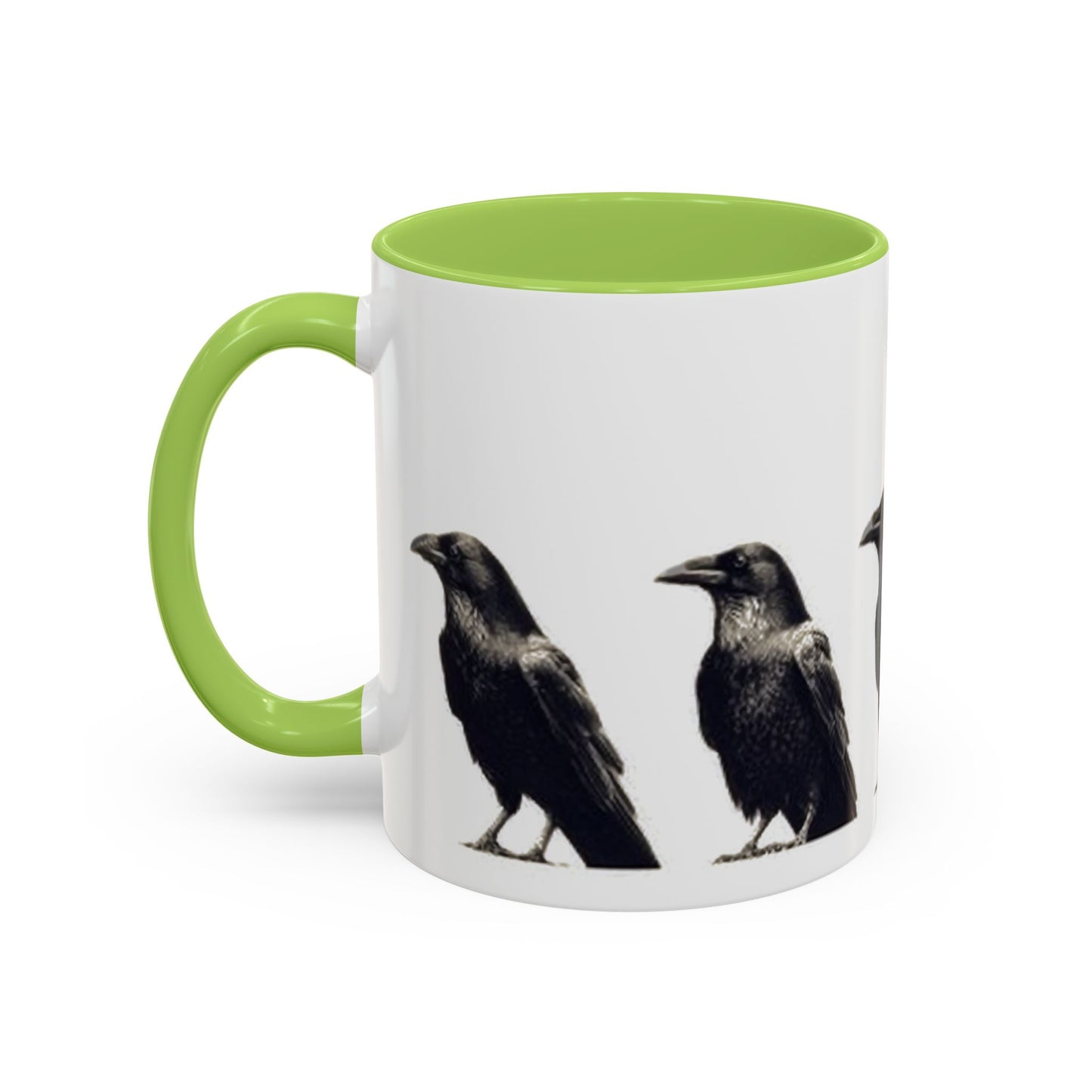 Smith & Raven | Five Ravens Mug | Accent Color Mugs | 11oz or 15oz