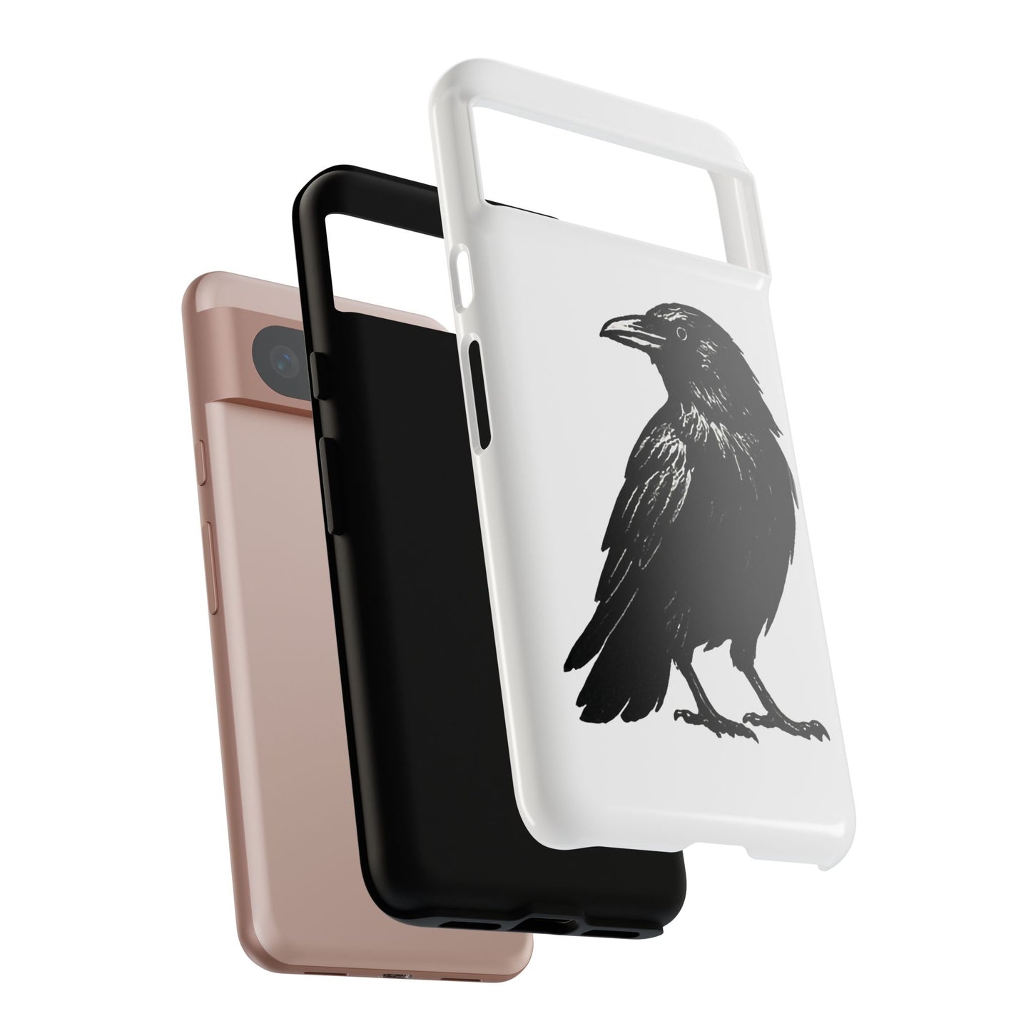 Smith & Raven | Black Raven Illustration Phone Case | Tough Protective Case