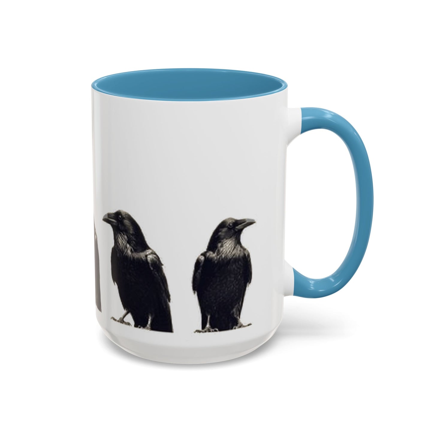 Smith & Raven | Five Ravens Mug | Accent Color Mugs | 11oz or 15oz