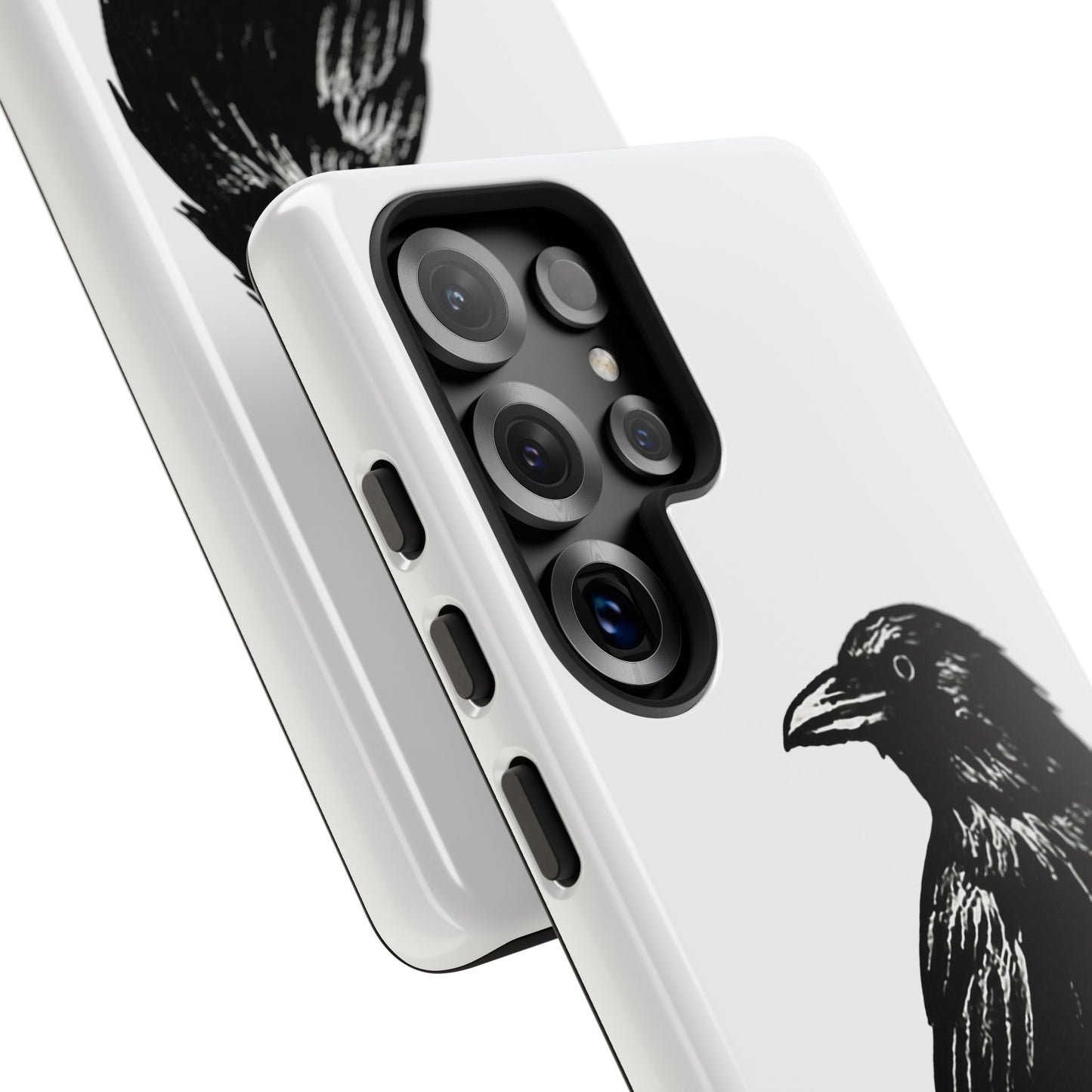 Smith & Raven | Black Raven Illustration Phone Case | Tough Protective Case